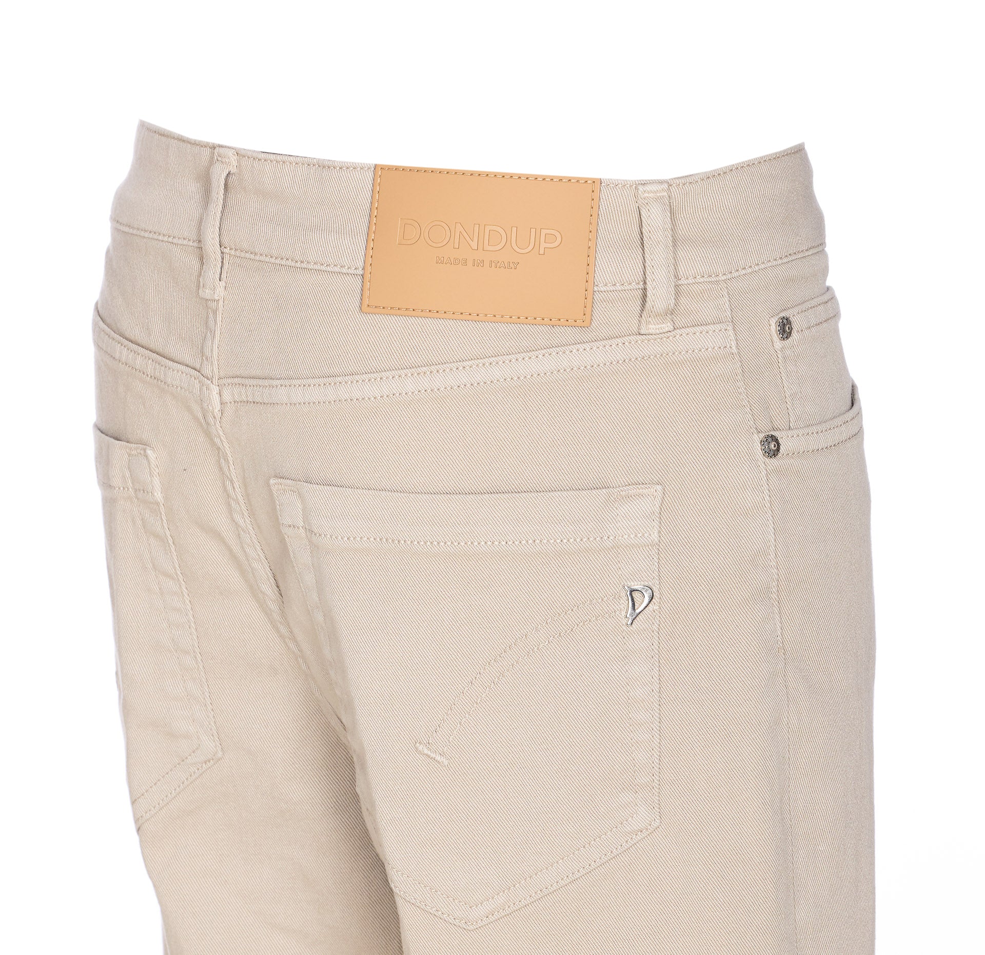 Dondup Trousers Beige Cotton