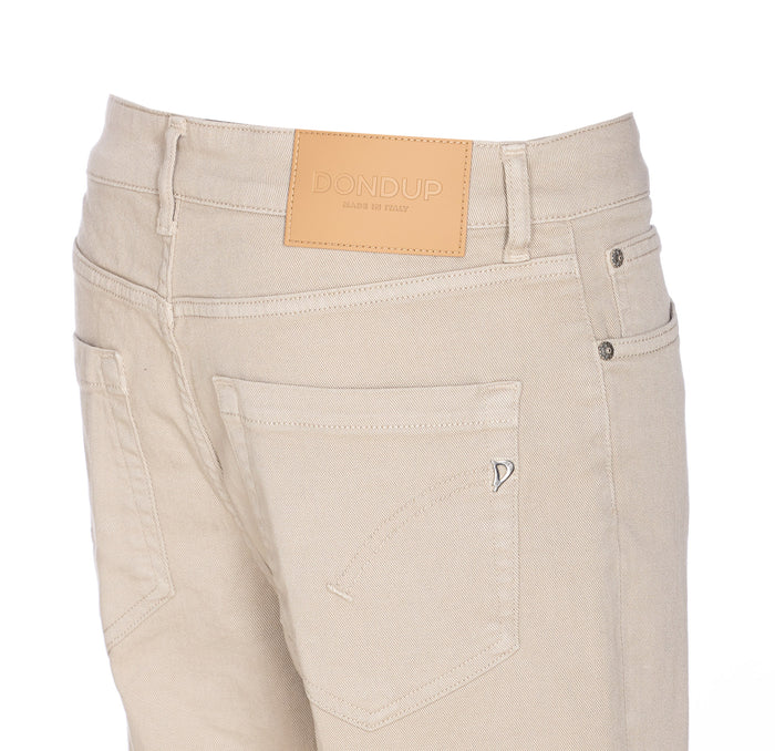 Dondup Trousers Beige Cotton