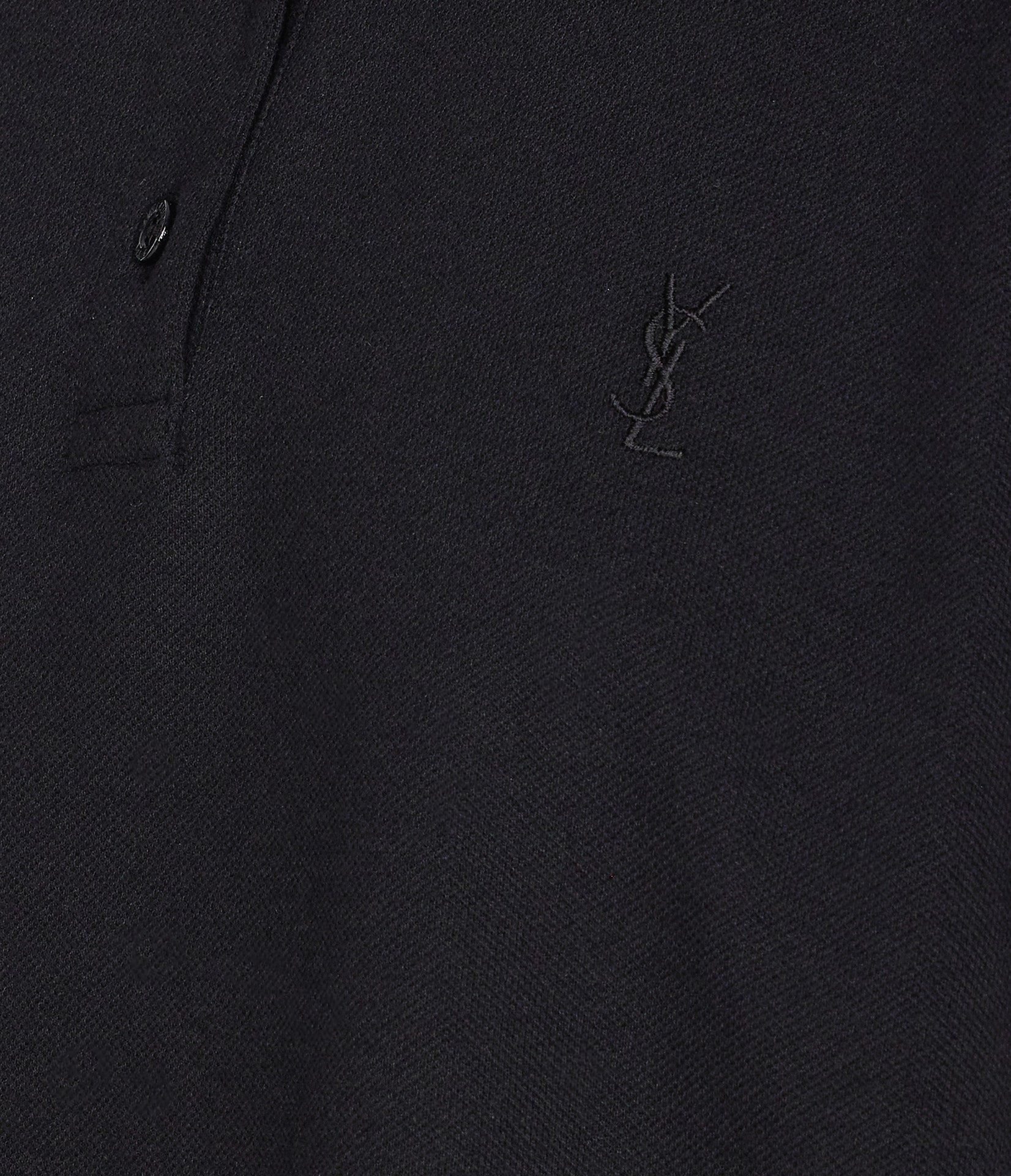 Saint Laurent T-Shirts And Polos Black Cotton