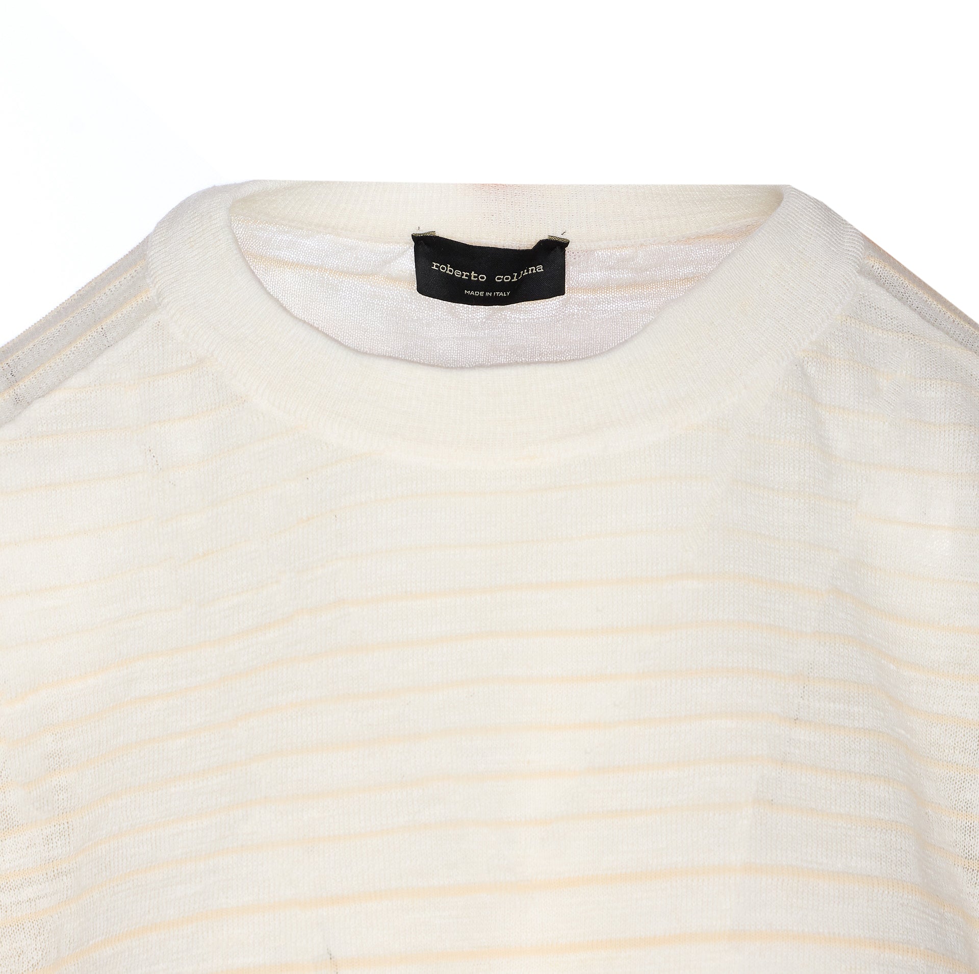 Roberto Collina T-Shirts And Polos White Flax