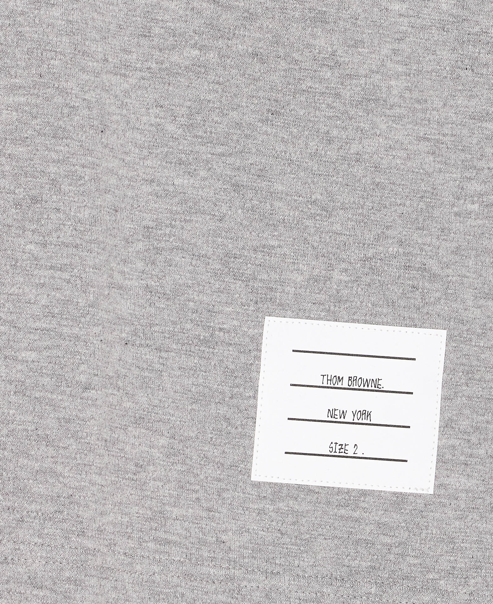 Thom Browne T-Shirts And Polos Grey Cotton