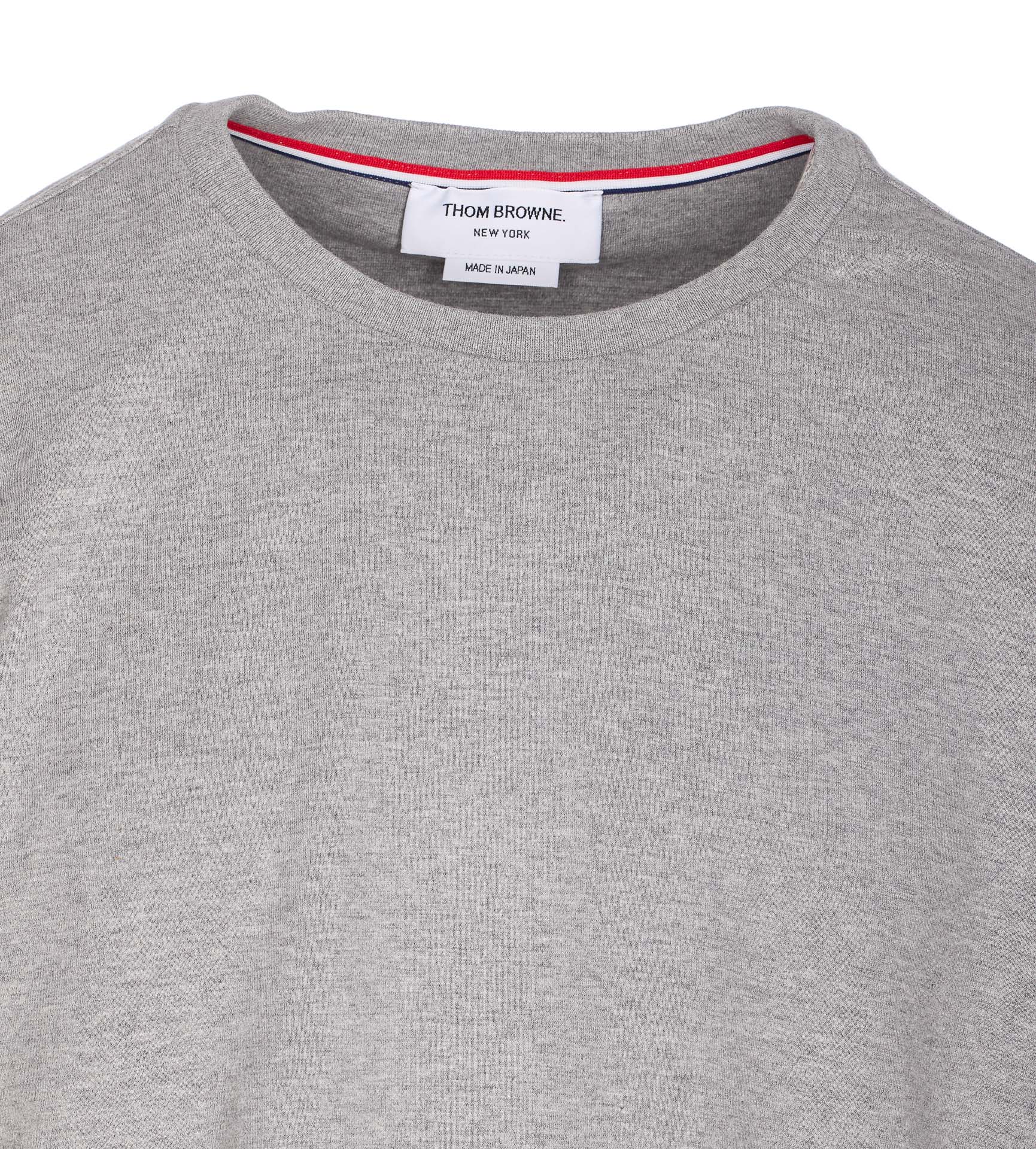 Thom Browne T-Shirts And Polos Grey Cotton