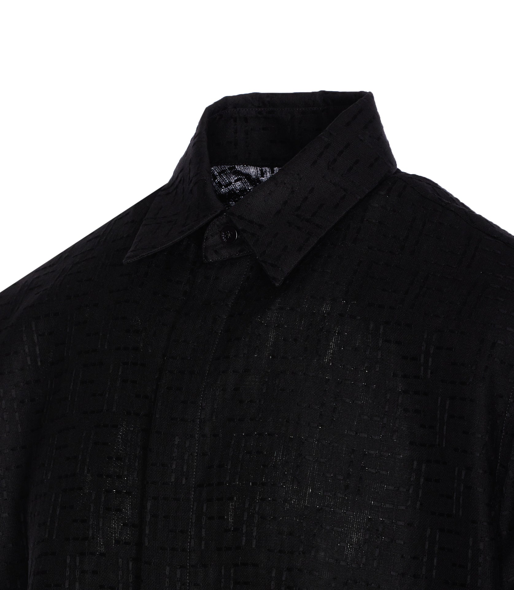 Fendi Shirts Black Linen
