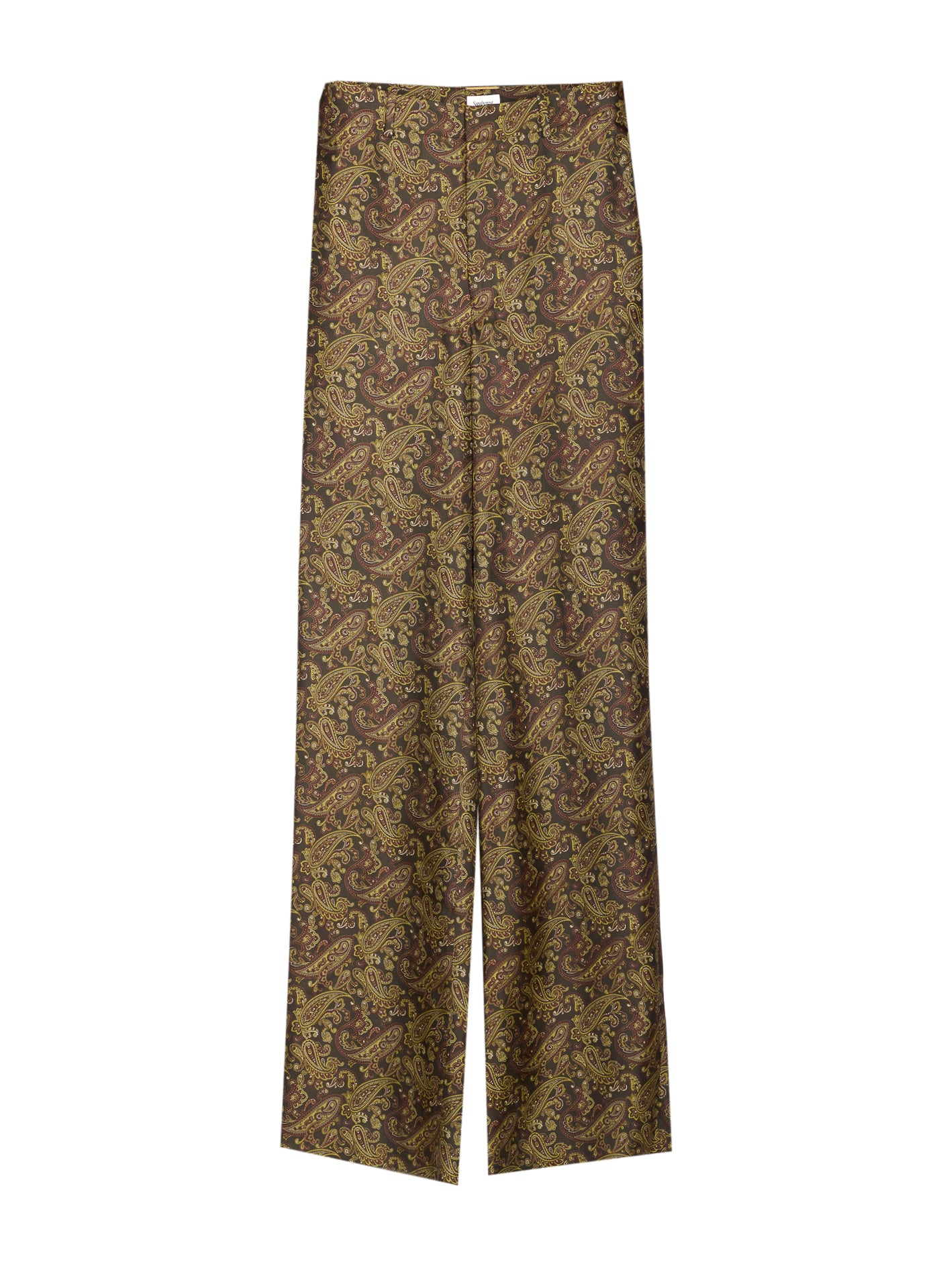 Saint Laurent Trousers Multicolour Silk