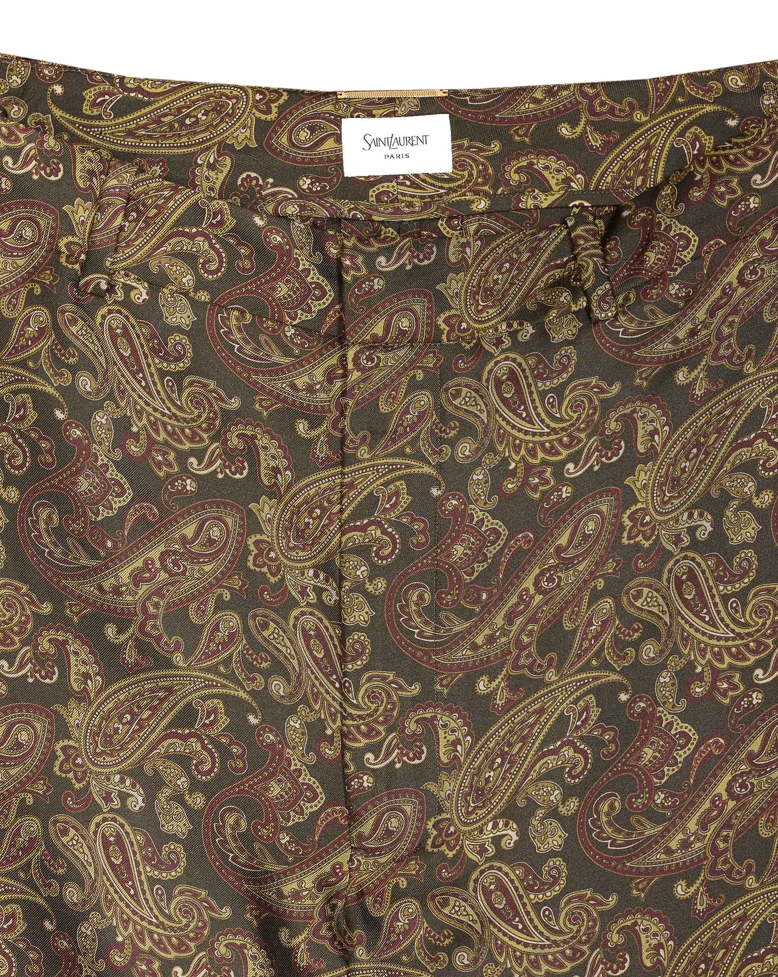 Saint Laurent Trousers Multicolour Silk