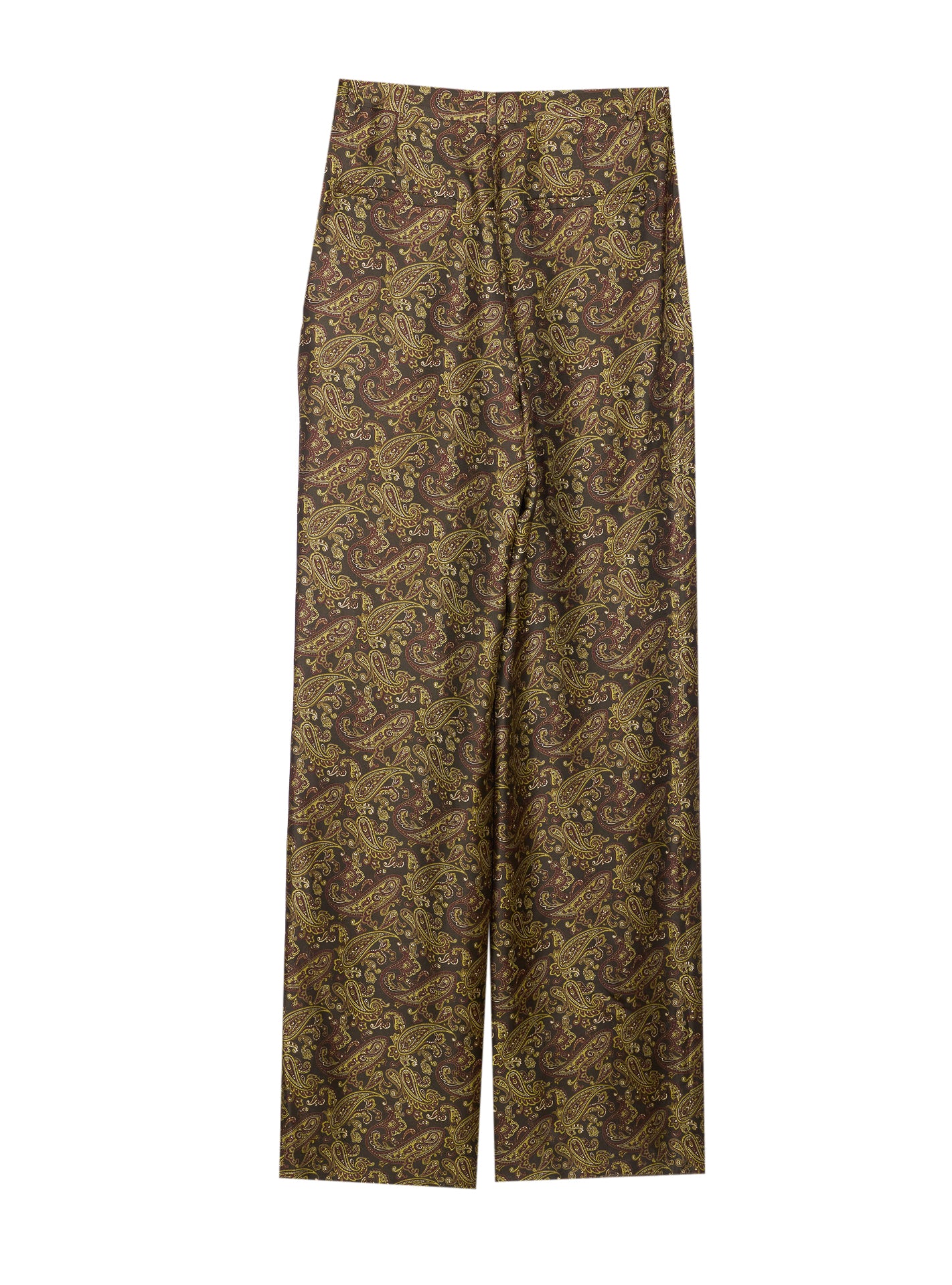 Saint Laurent Trousers Multicolour Silk