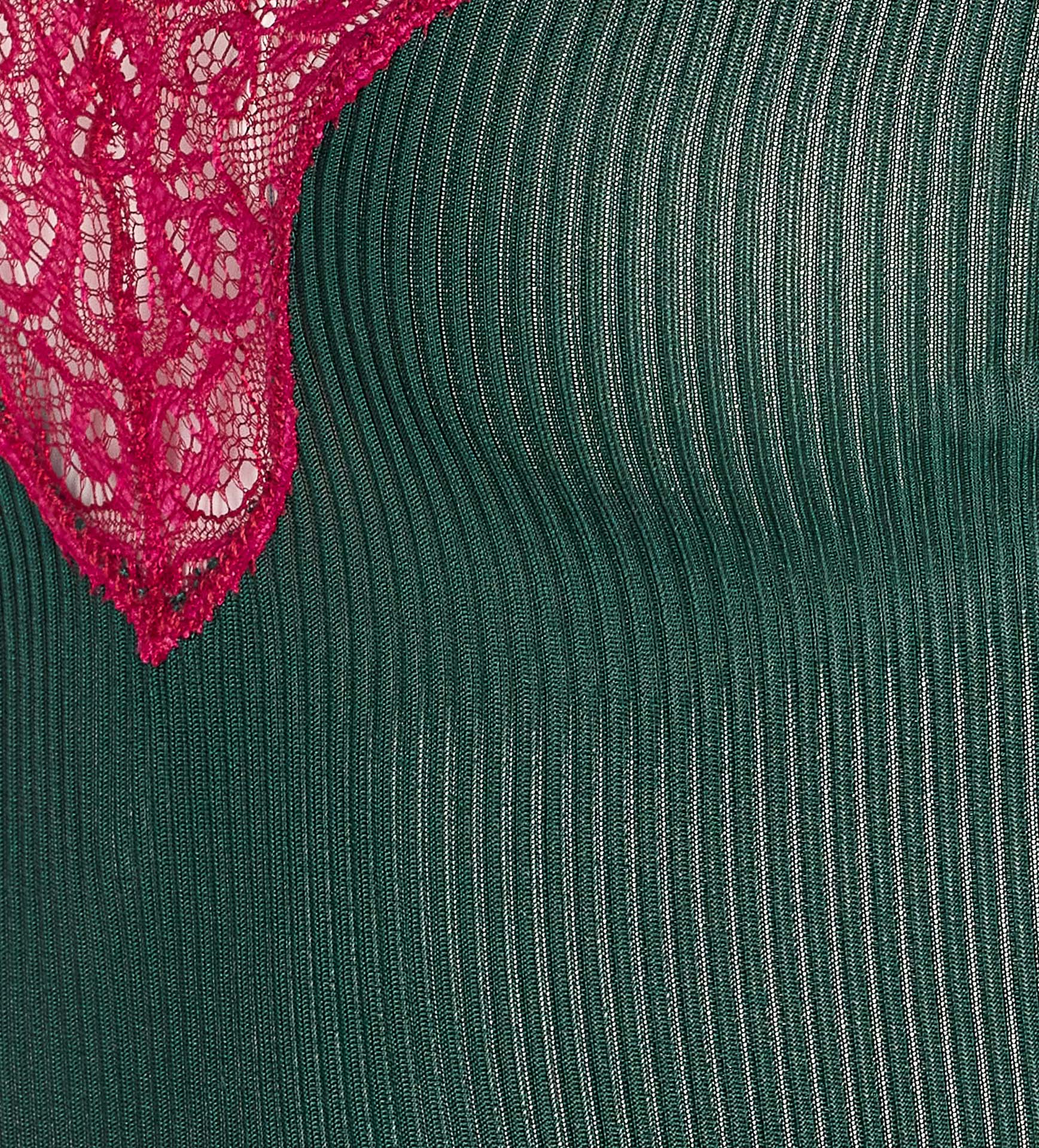 Saint Laurent Top Green Silk