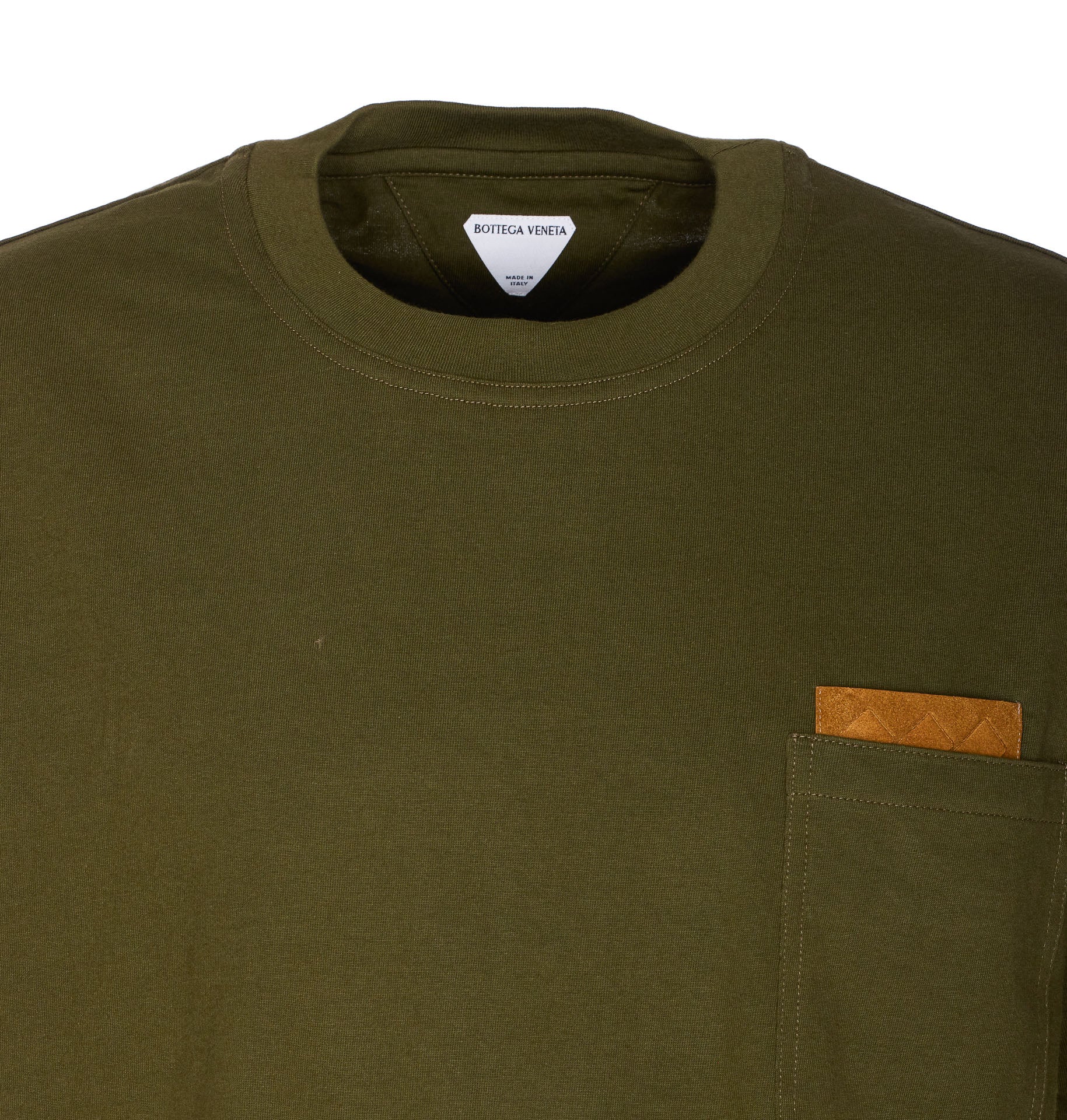 Bottega Veneta T-Shirts And Polos Green Cotton