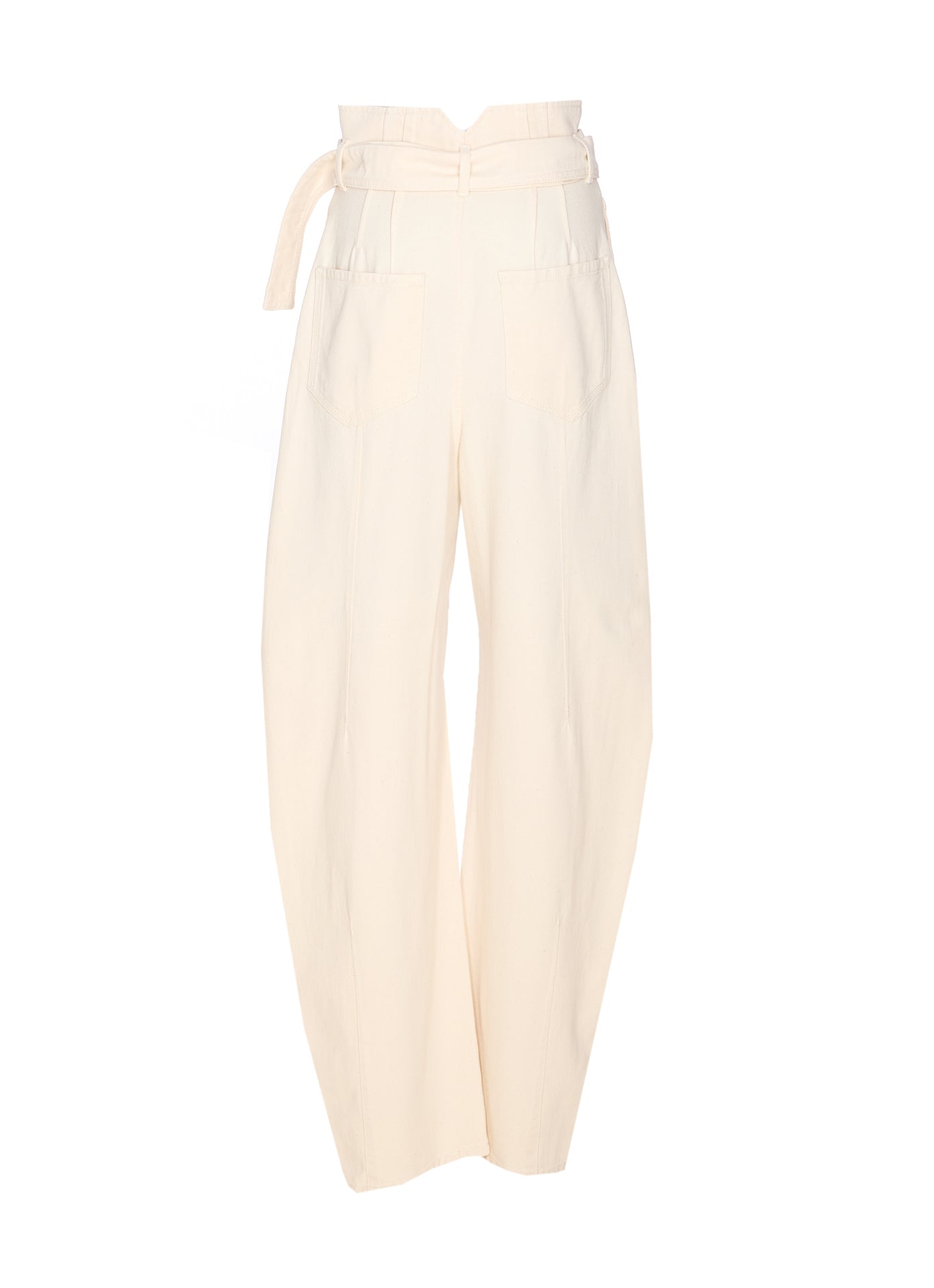 Sportmax Trousers White Cotton