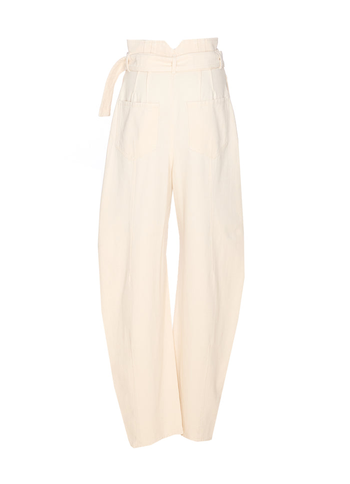Sportmax Trousers White Cotton