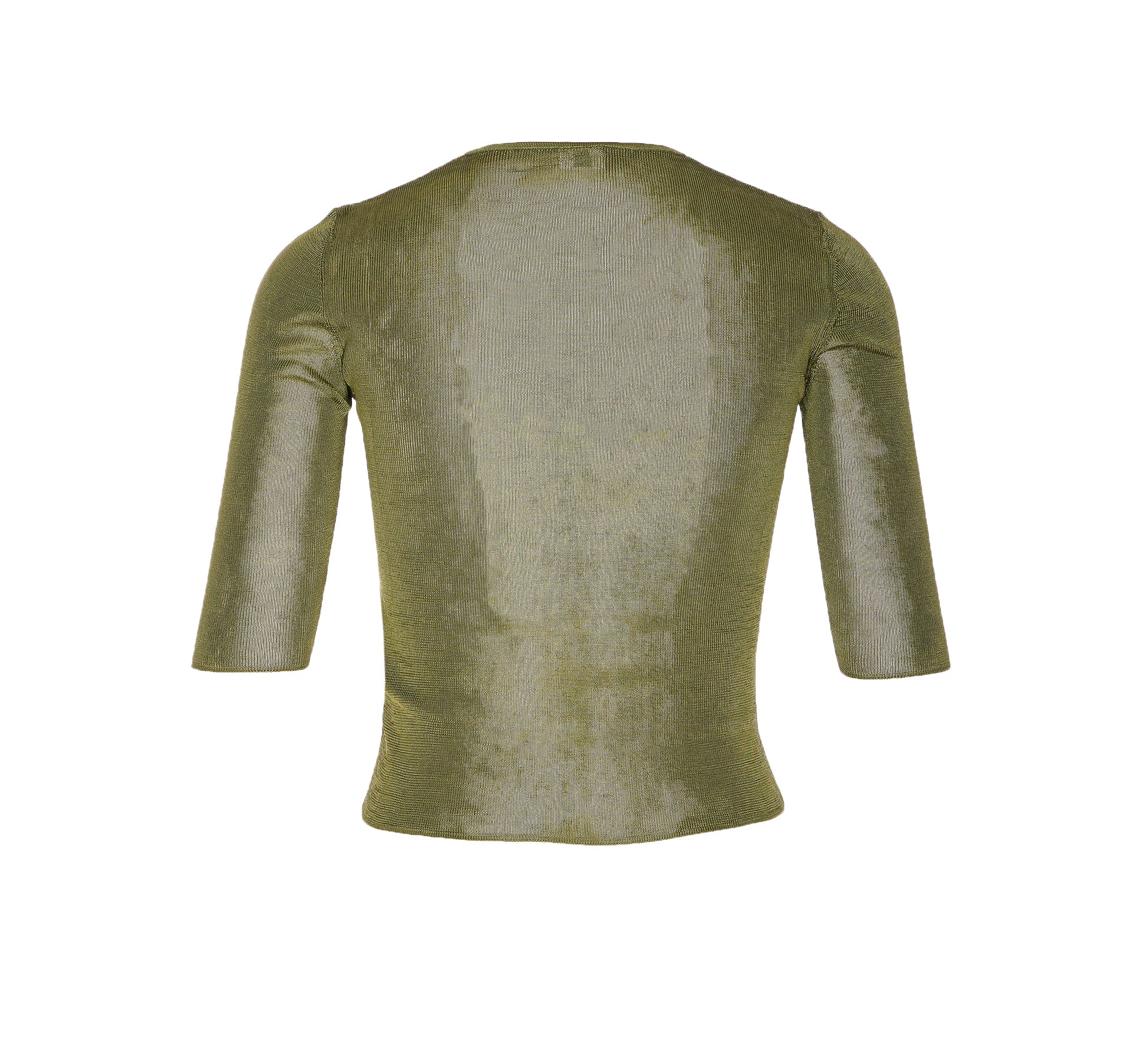 Saint Laurent Top Green Viscose
