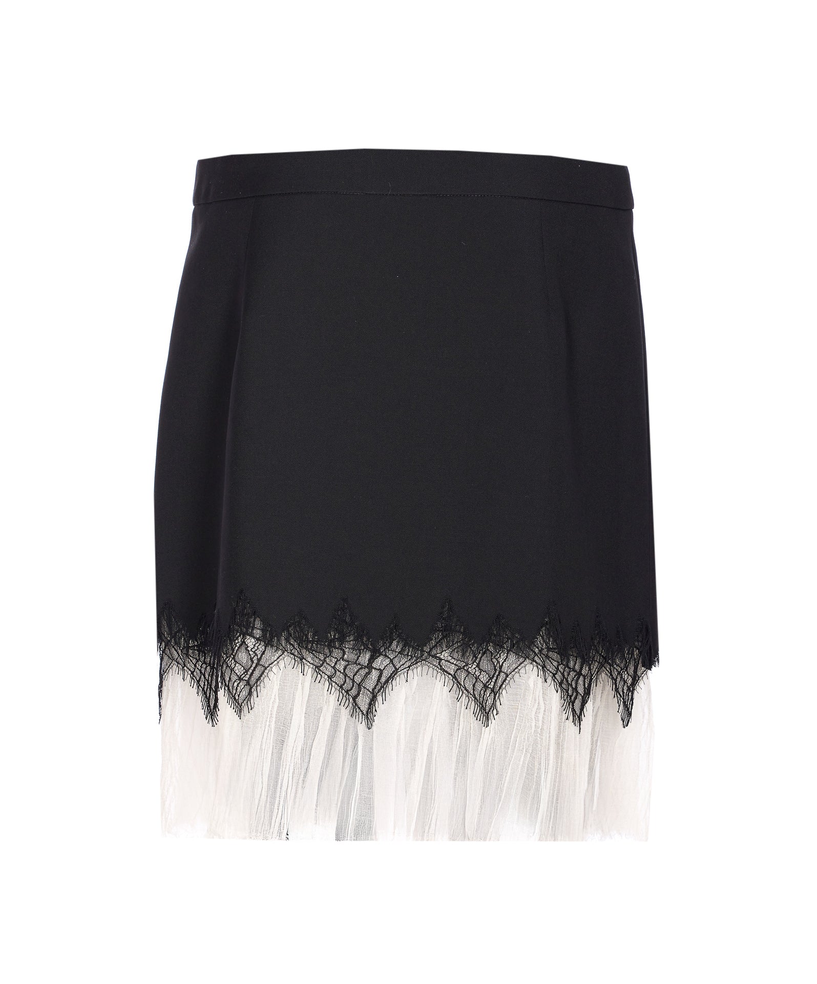 Alexander Mcqueen Skirts Black Wool