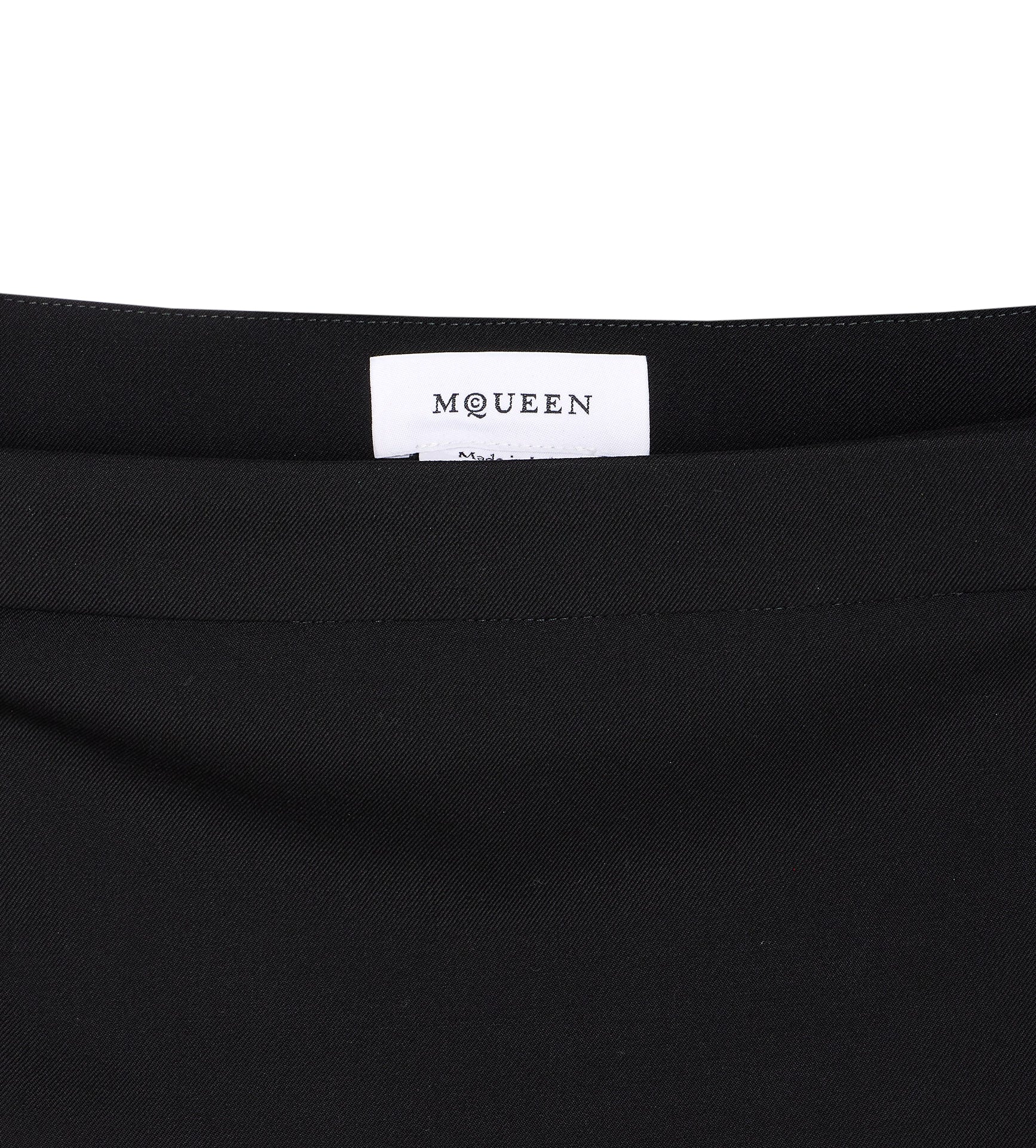 Alexander Mcqueen Skirts Black Wool