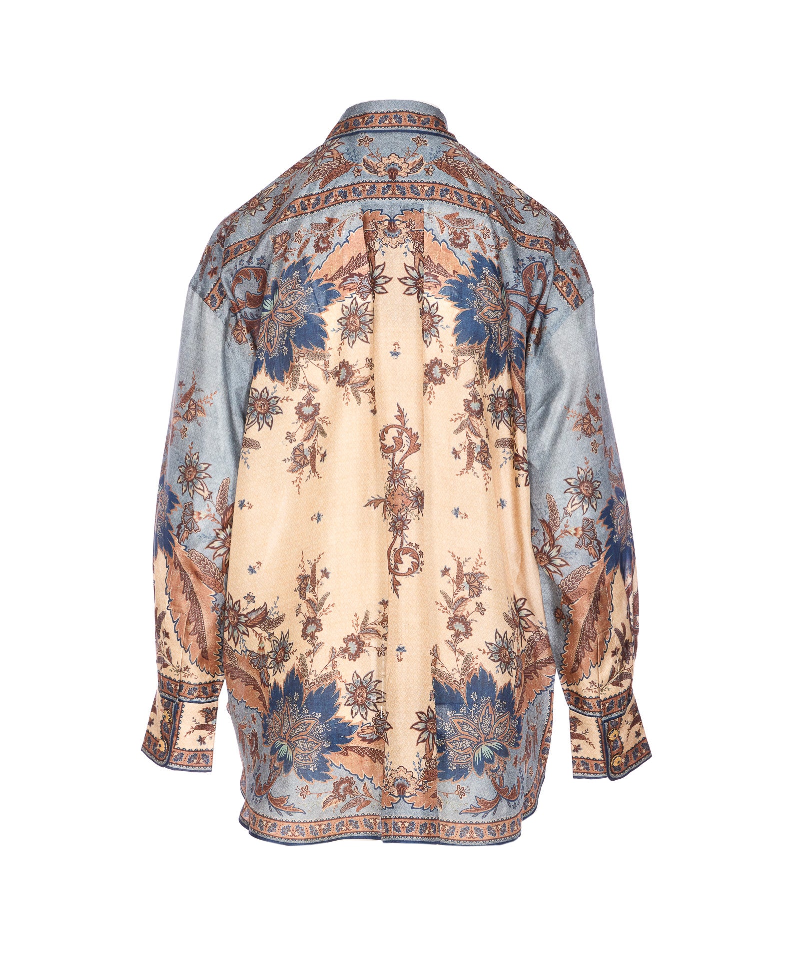 Zimmermann Shirts Blue Silk