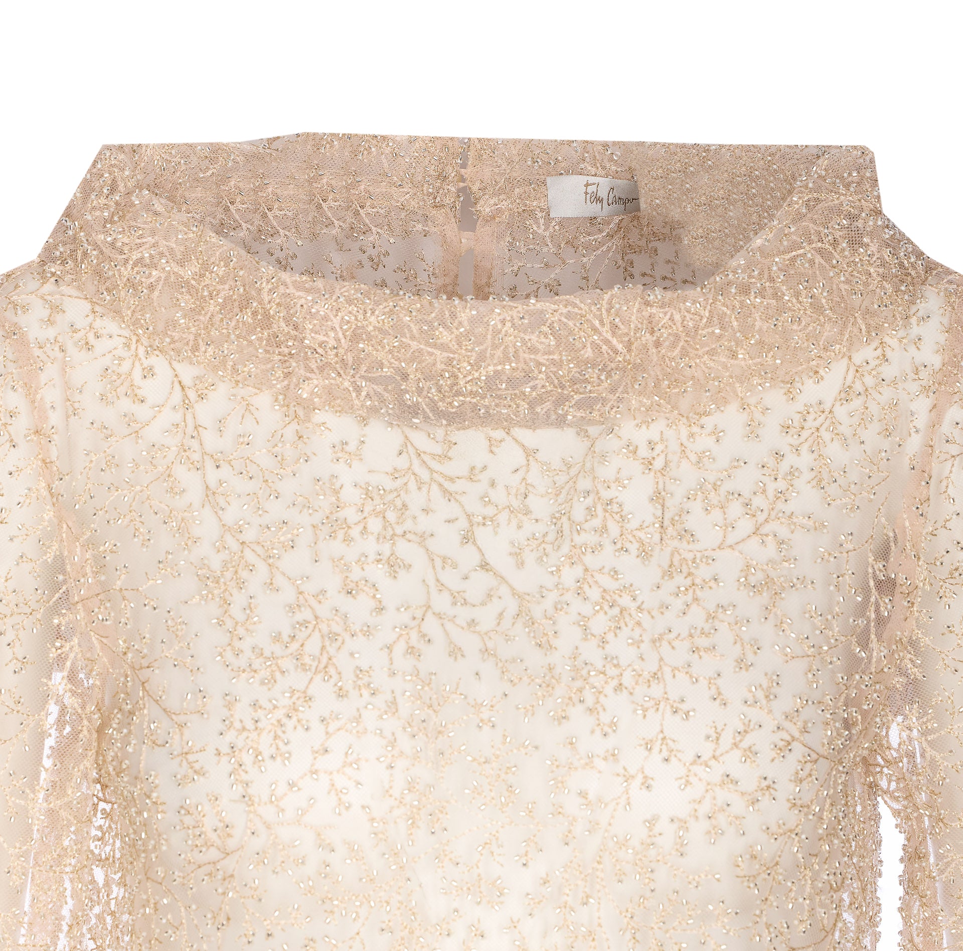 Fely Campo Jackets White Silk