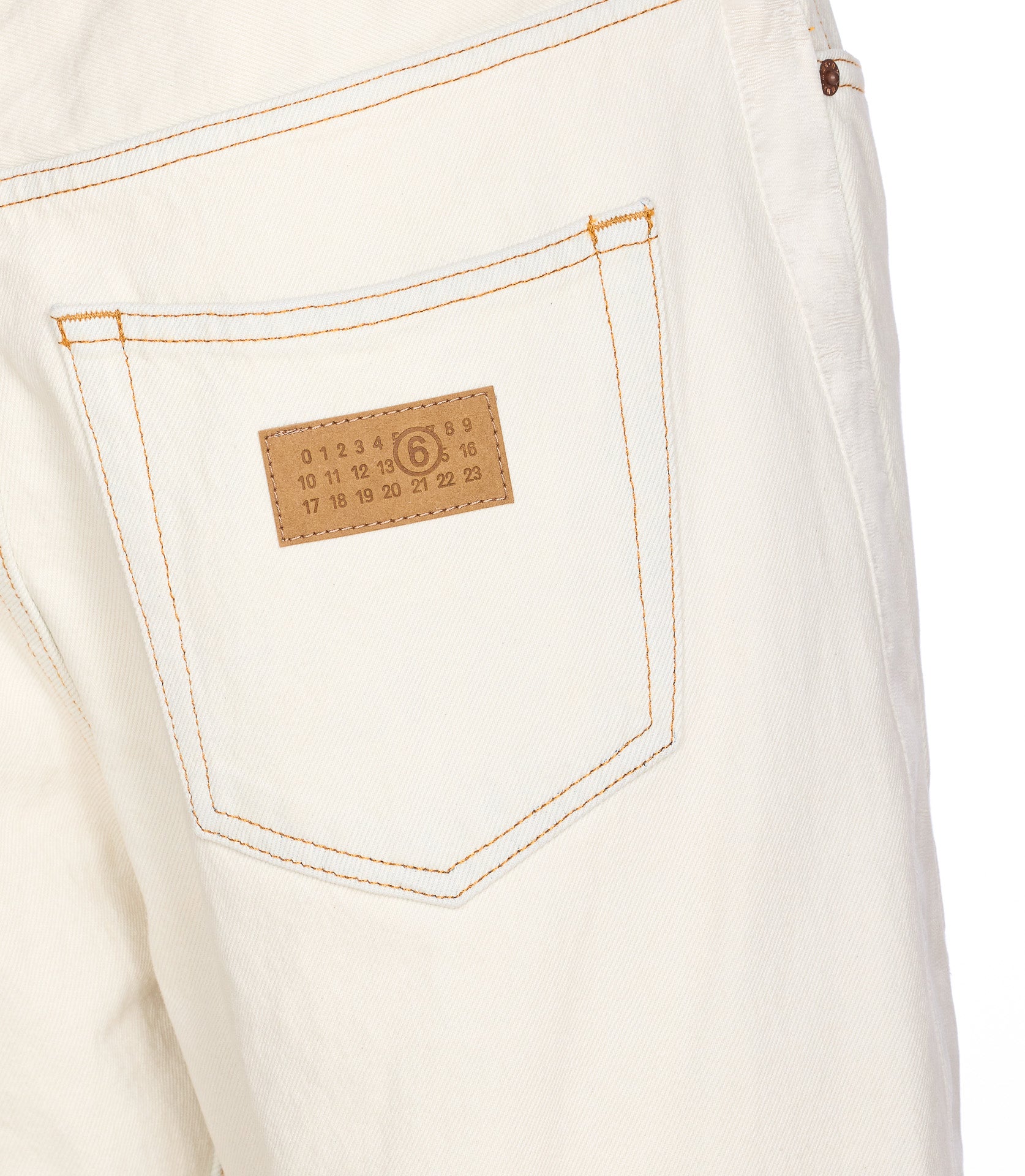 Mm6 Maison Margiela Jeans White Cotton