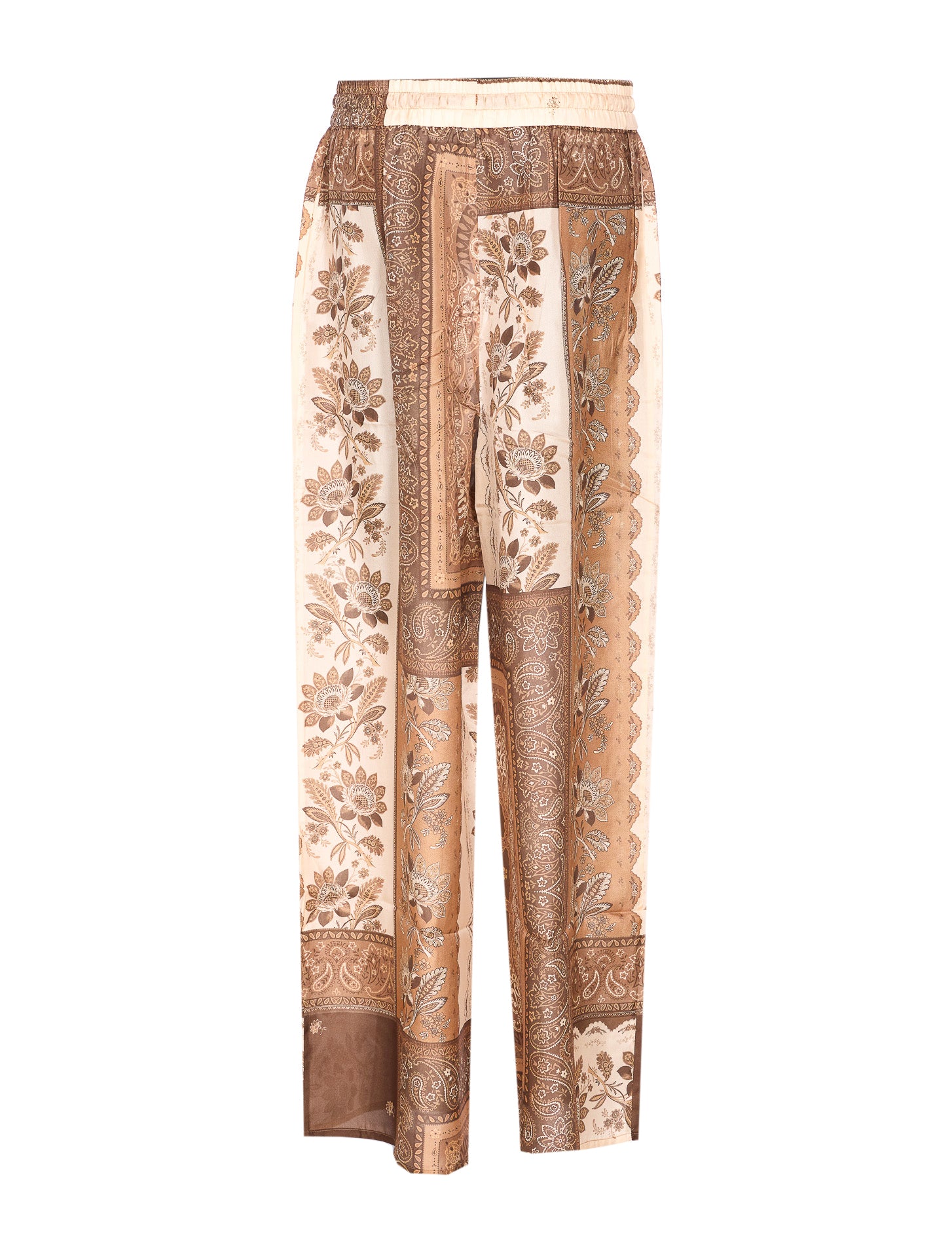 Zimmermann Trousers Brown Silk