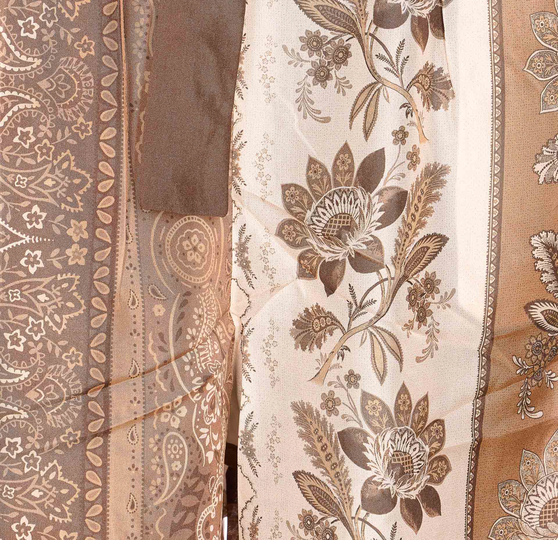 Zimmermann Trousers Brown Silk