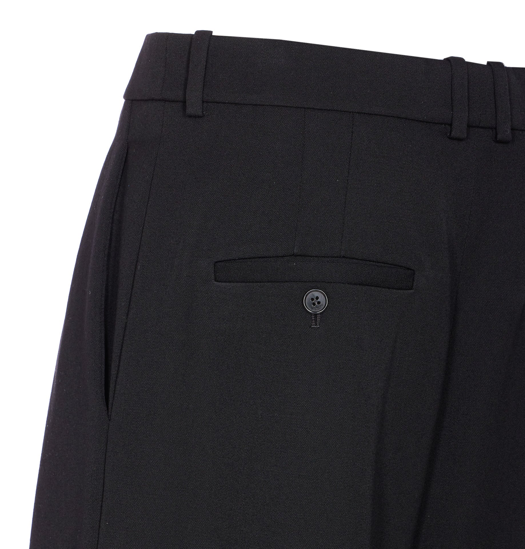 Saint Laurent Trousers Black Wool