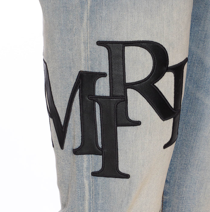 Amiri Jeans Blue Cotton