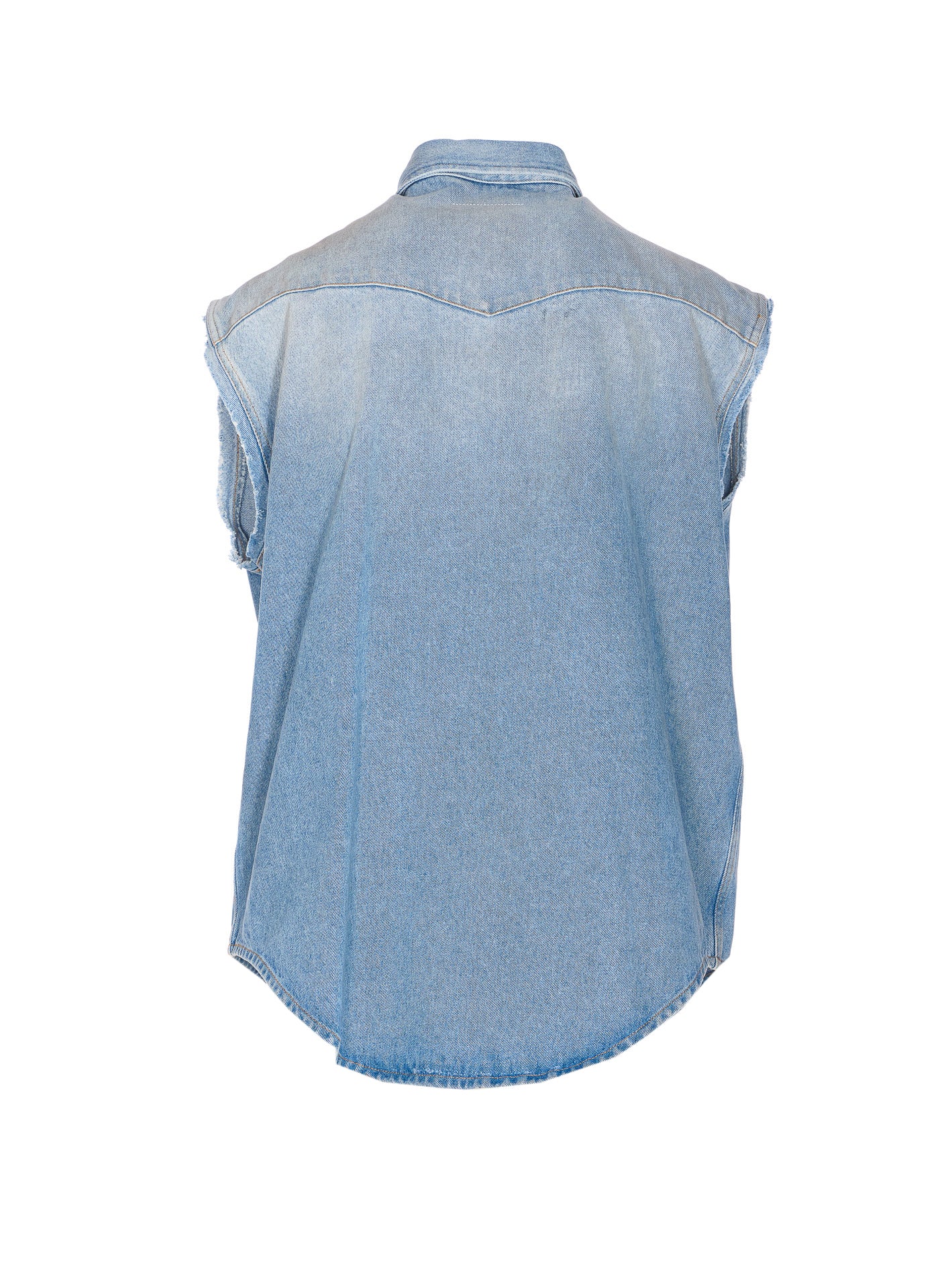 Mm6 Maison Margiela Shirts Blue Cotton