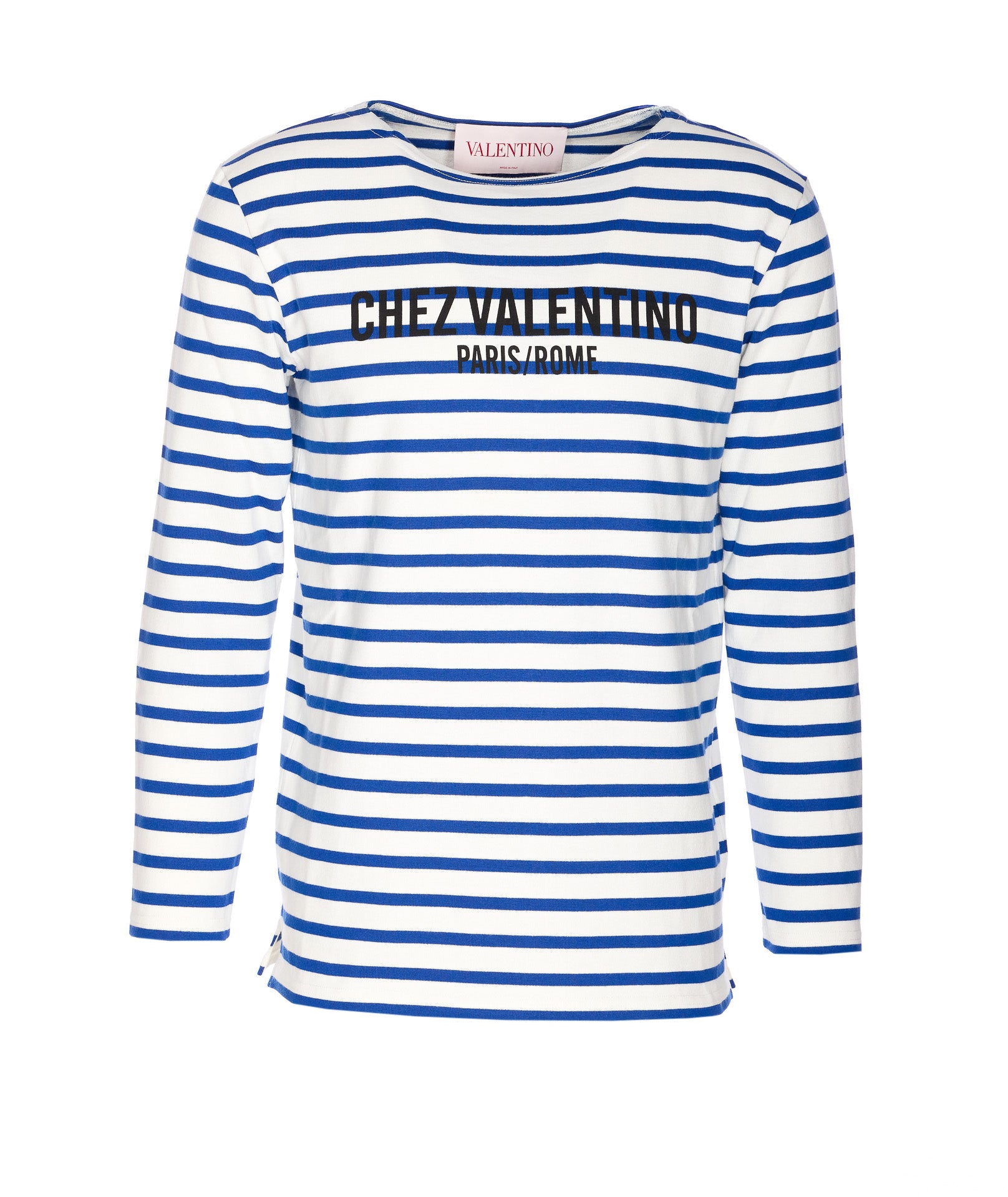 Valentino Garavani T-Shirts And Polos Blue Cotton