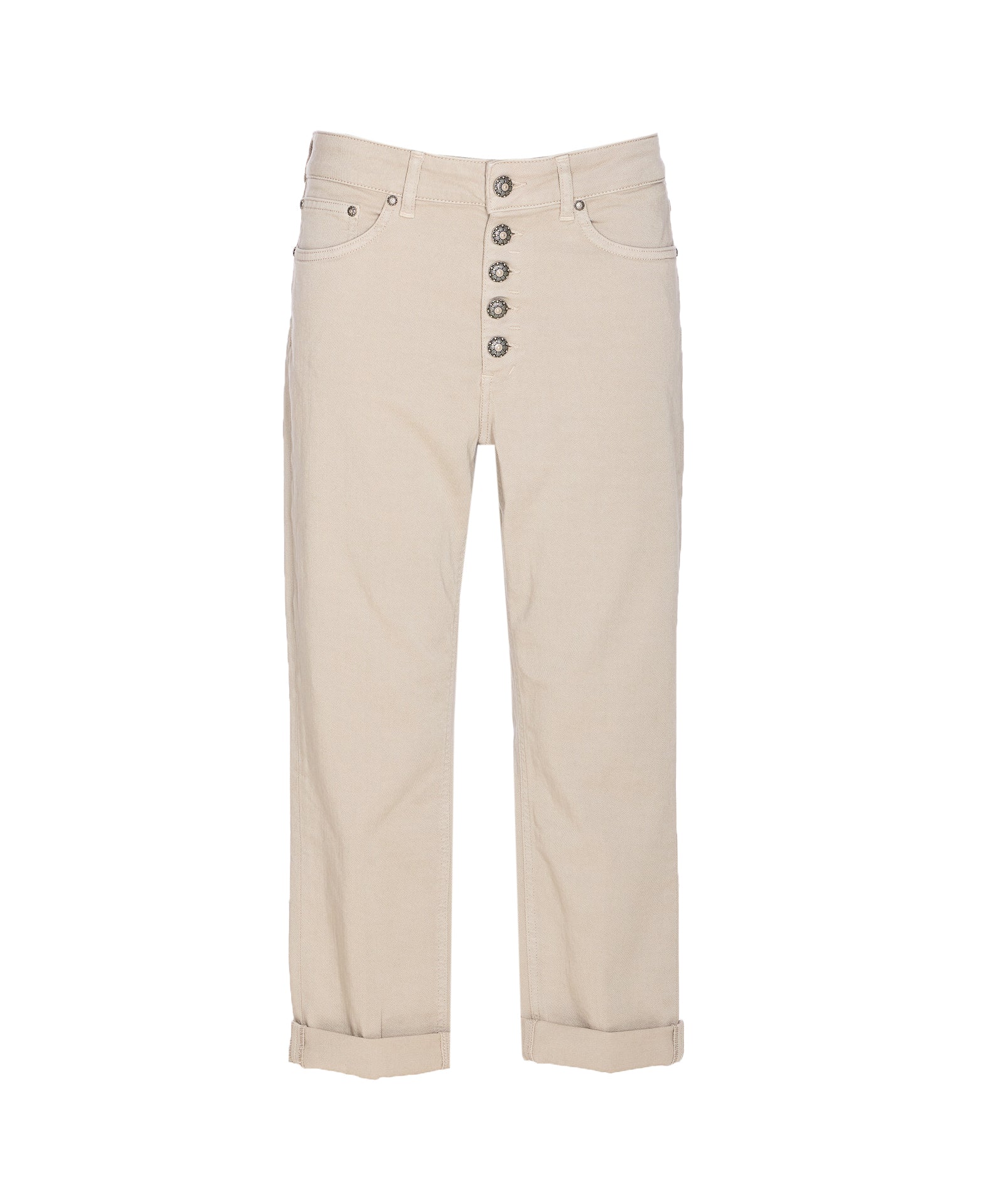 Dondup Trousers Beige Cotton
