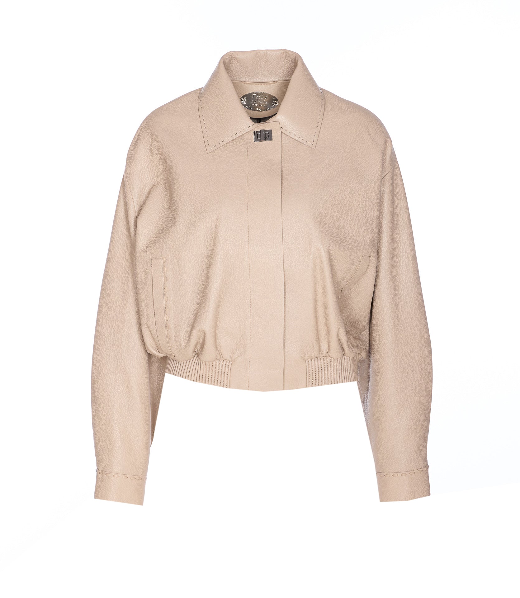 Fendi Coats Beige Viscose