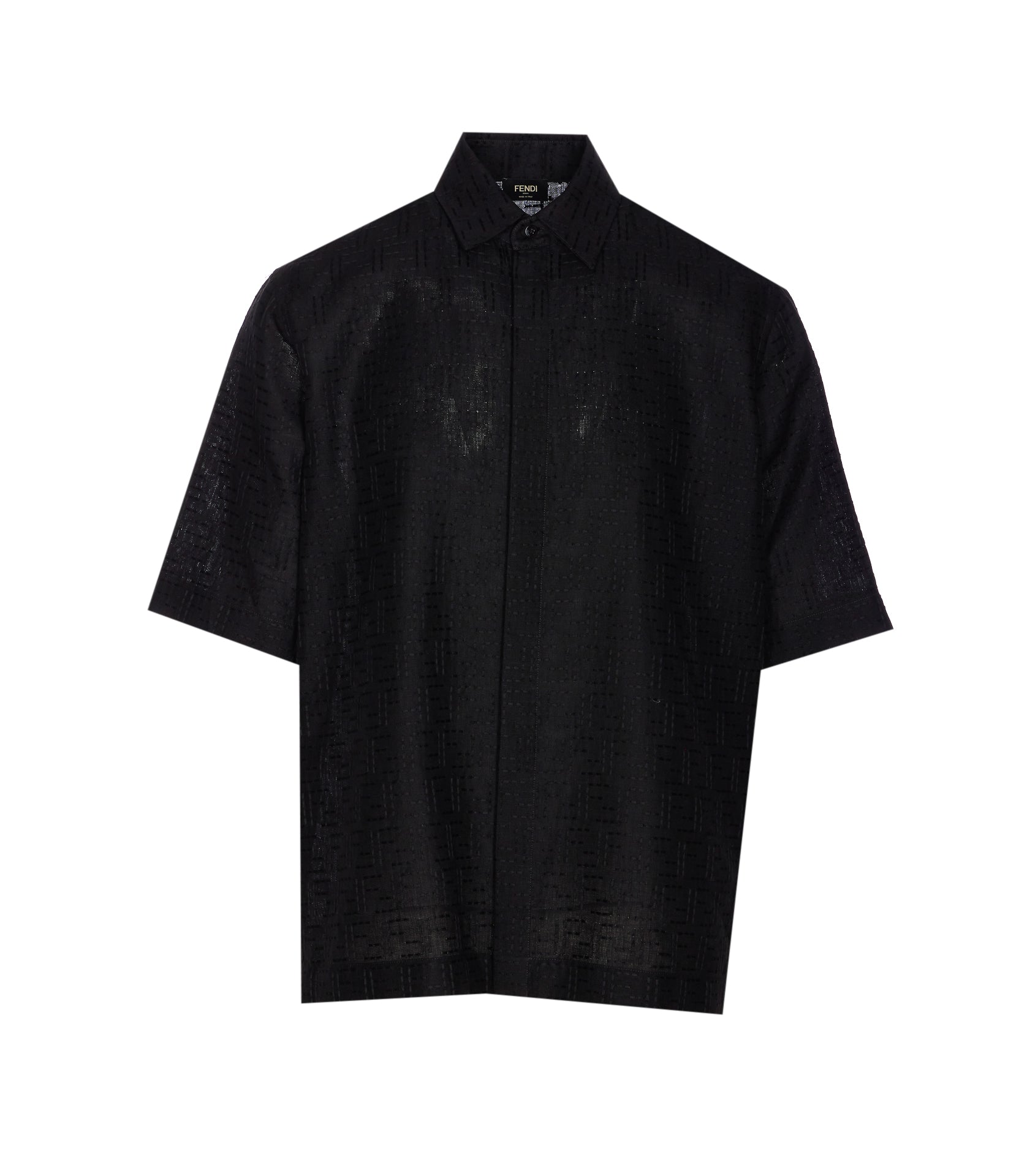Fendi Shirts Black Linen