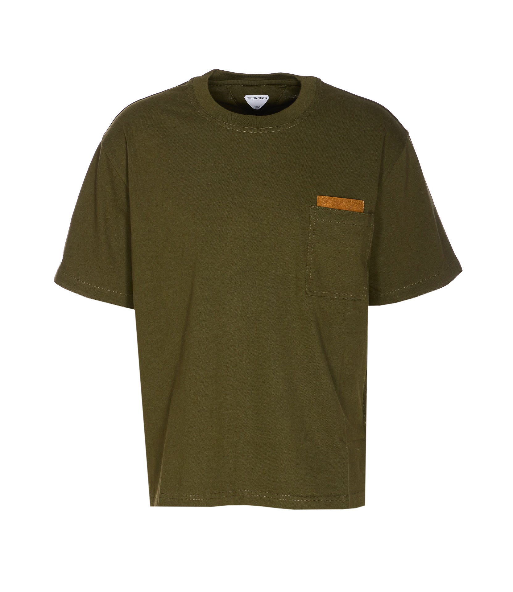 Bottega Veneta T-Shirts And Polos Green Cotton