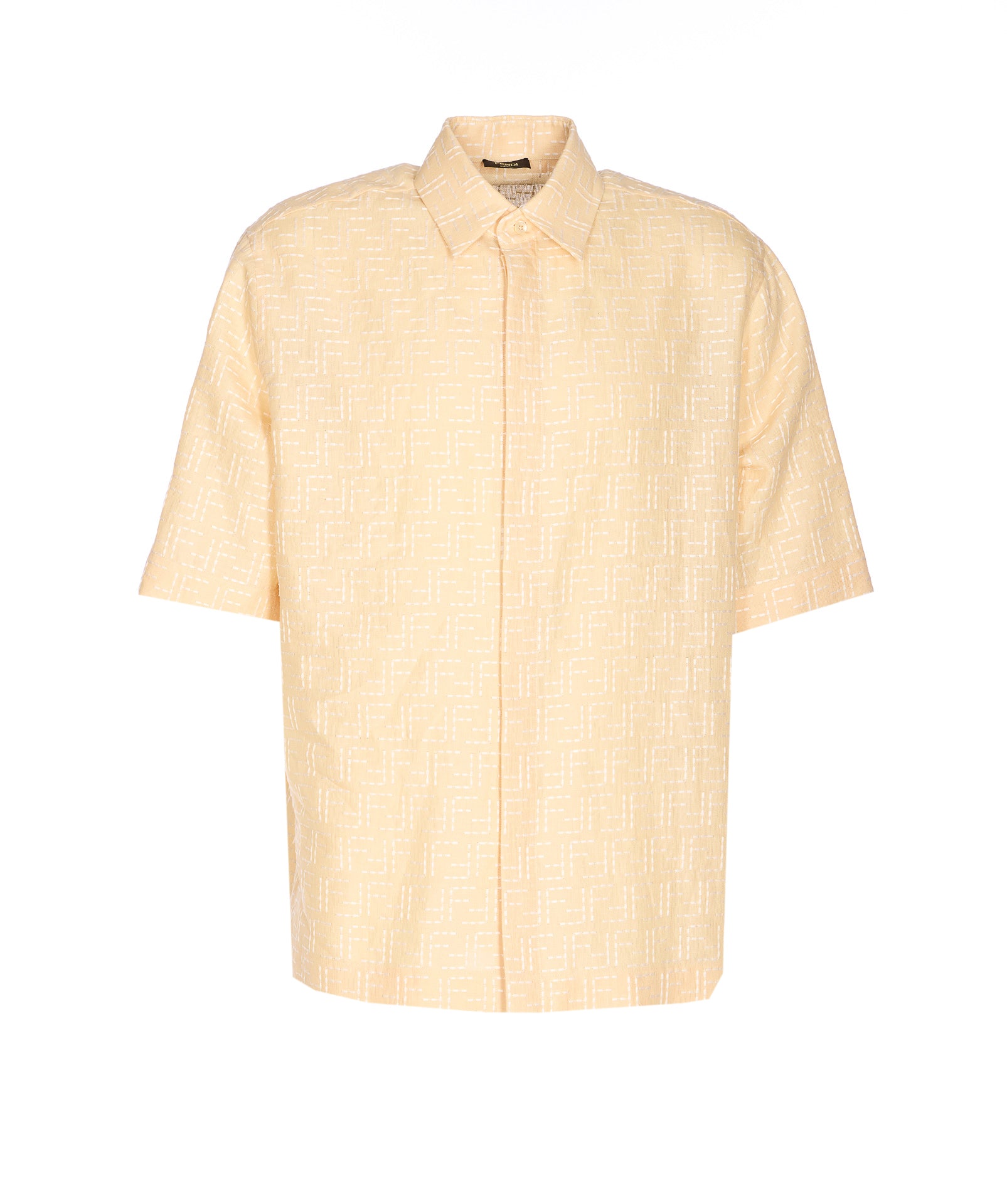 Fendi Shirts Yellow Linen