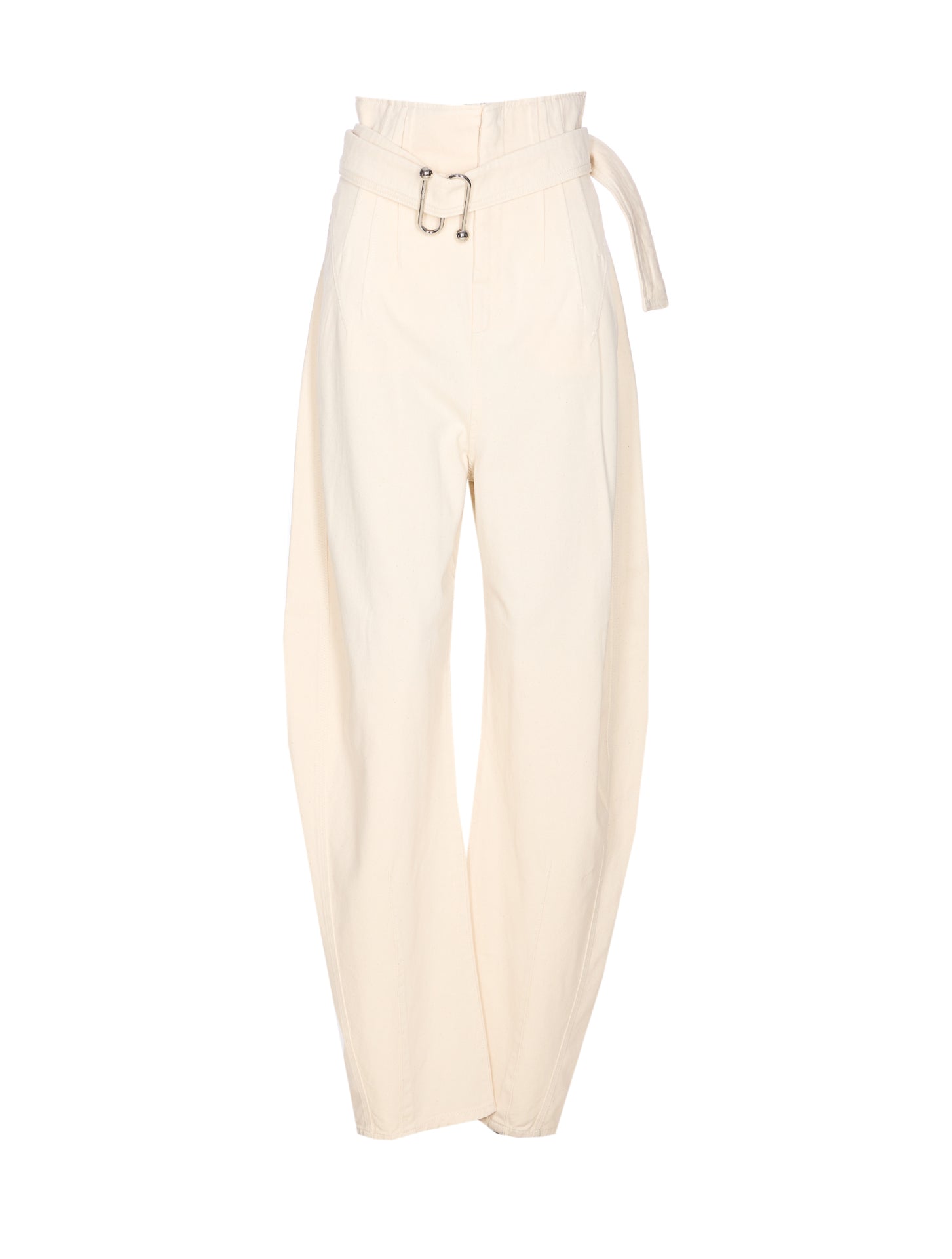Sportmax Trousers White Cotton
