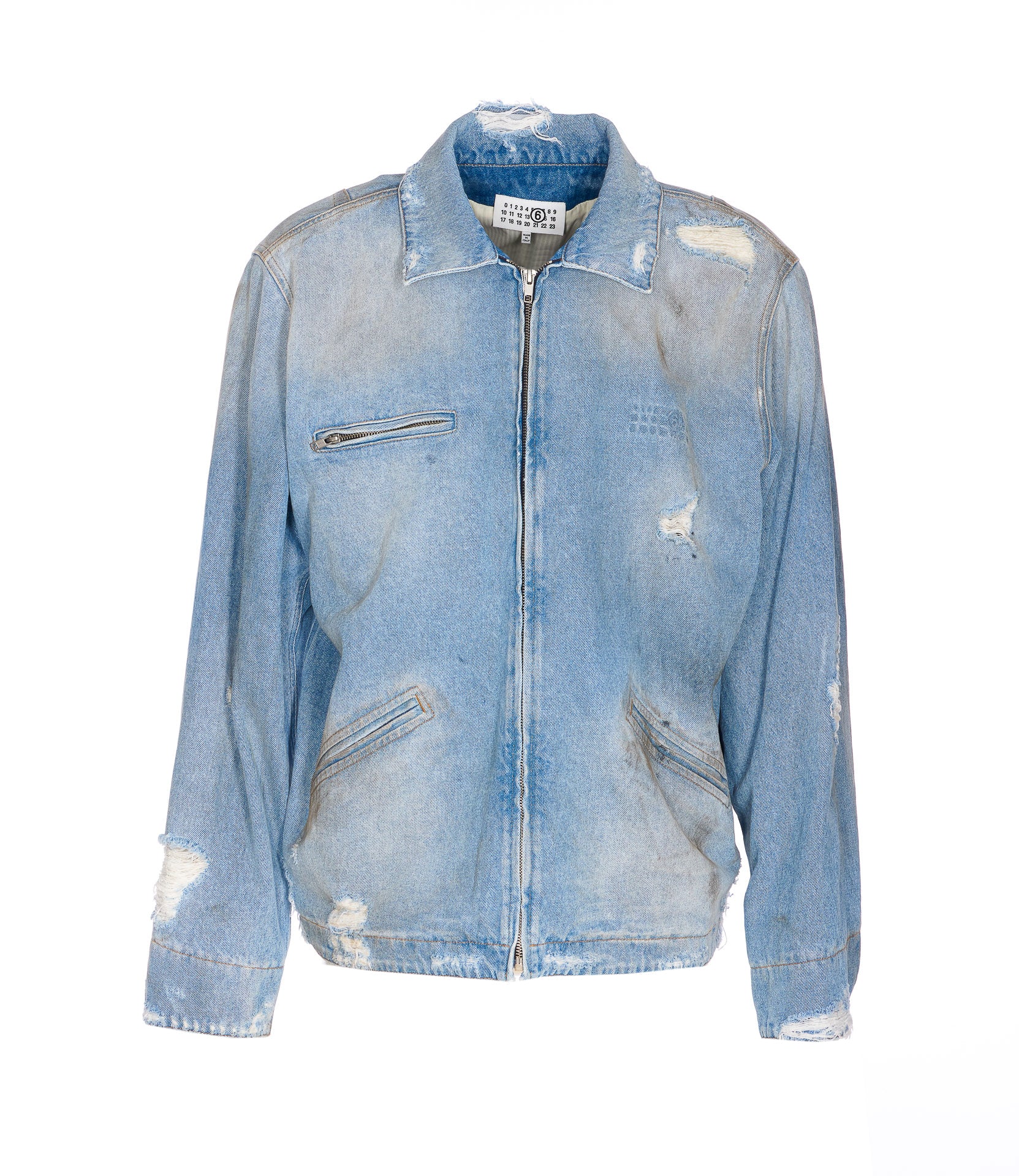 Mm6 Maison Margiela Jackets Blue Cotton