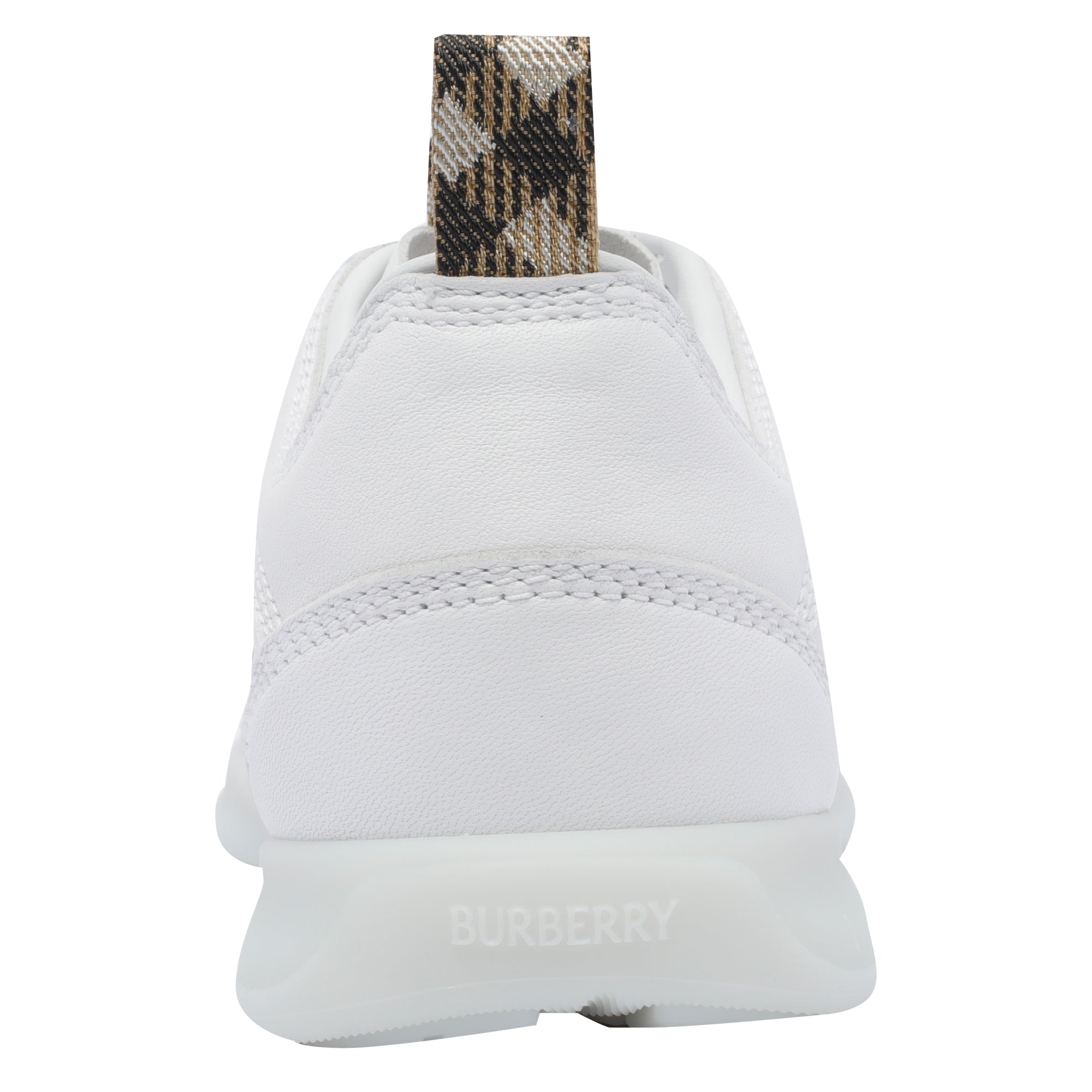 Burberry Sneakers White Calf Leather/rubber Sole