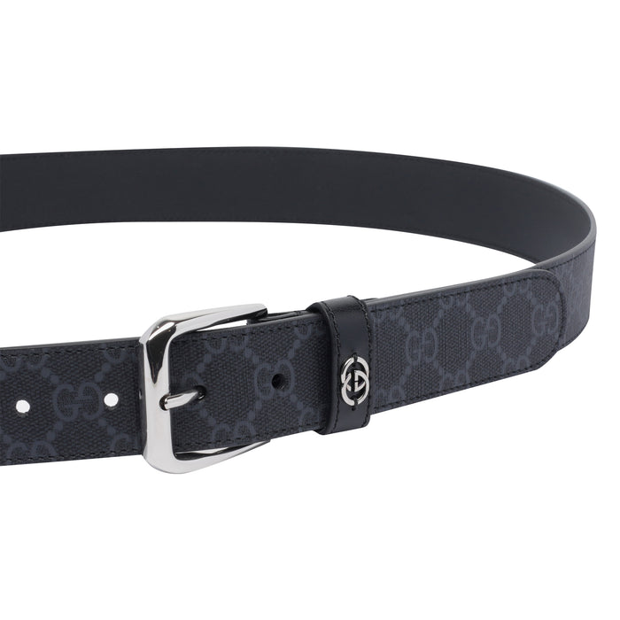 Gucci Belts Black Tessuto Gg