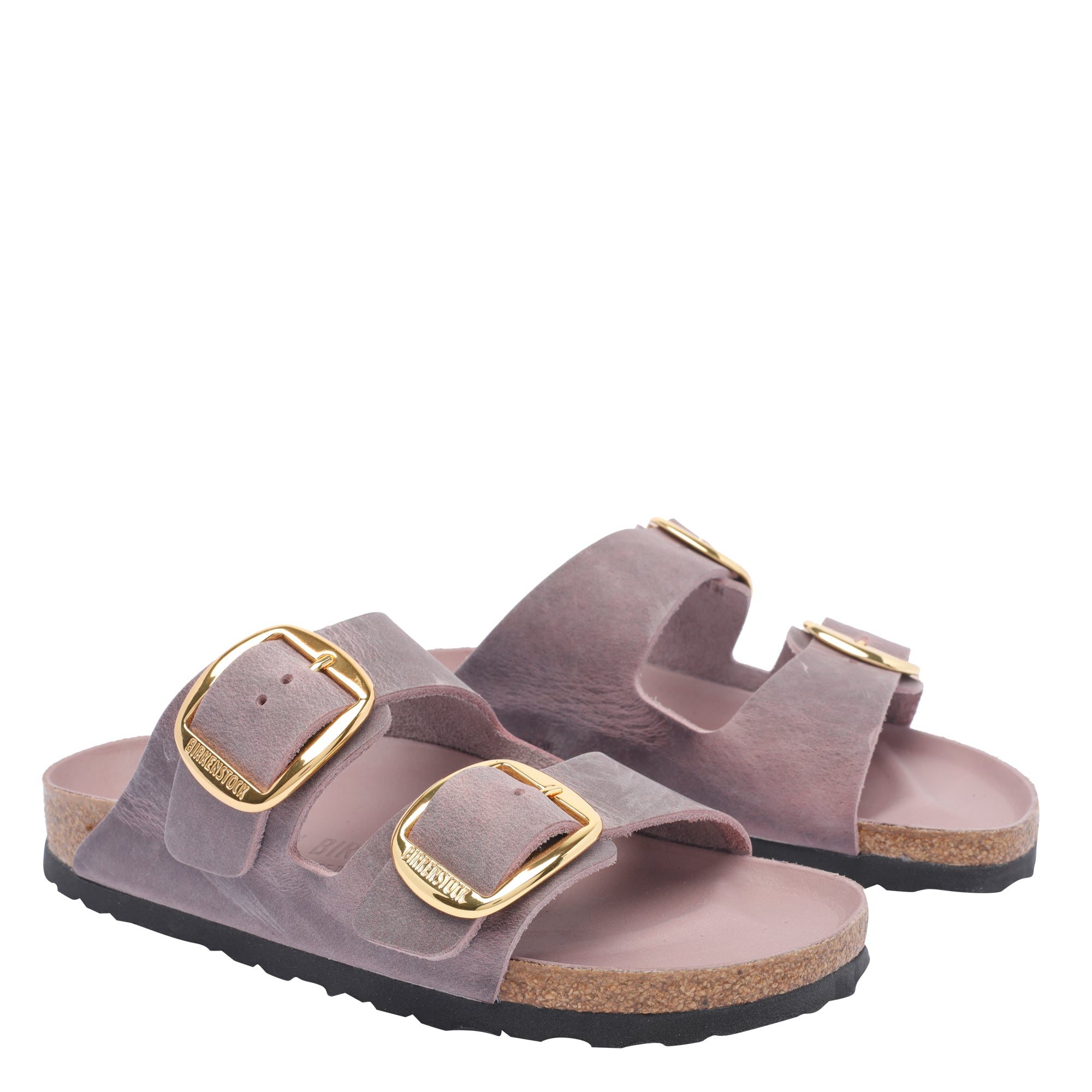 Birkenstock Sandals Purple Calf Leather/rubber Sole