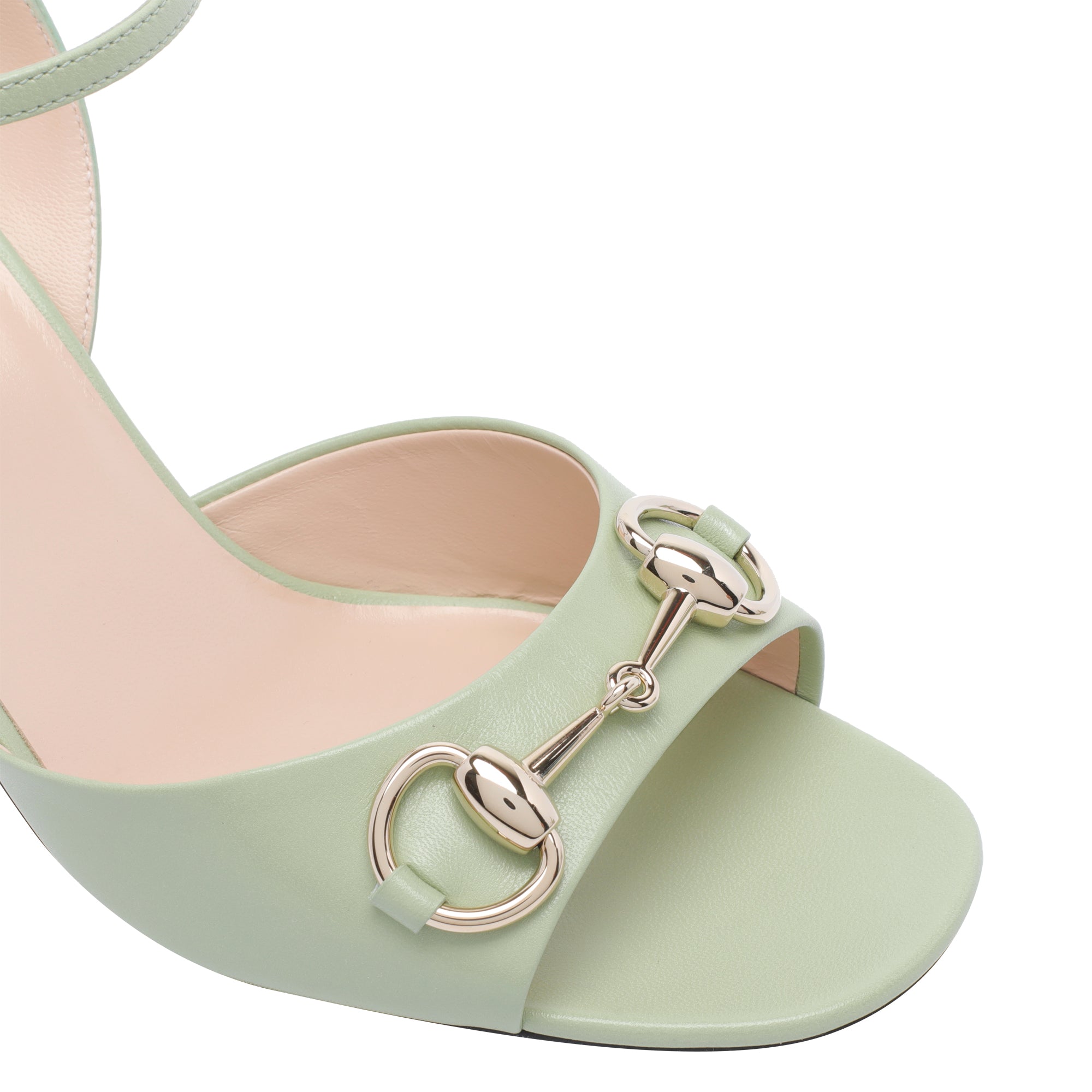 Gucci Sandals Green Calf Leather/leather Sole