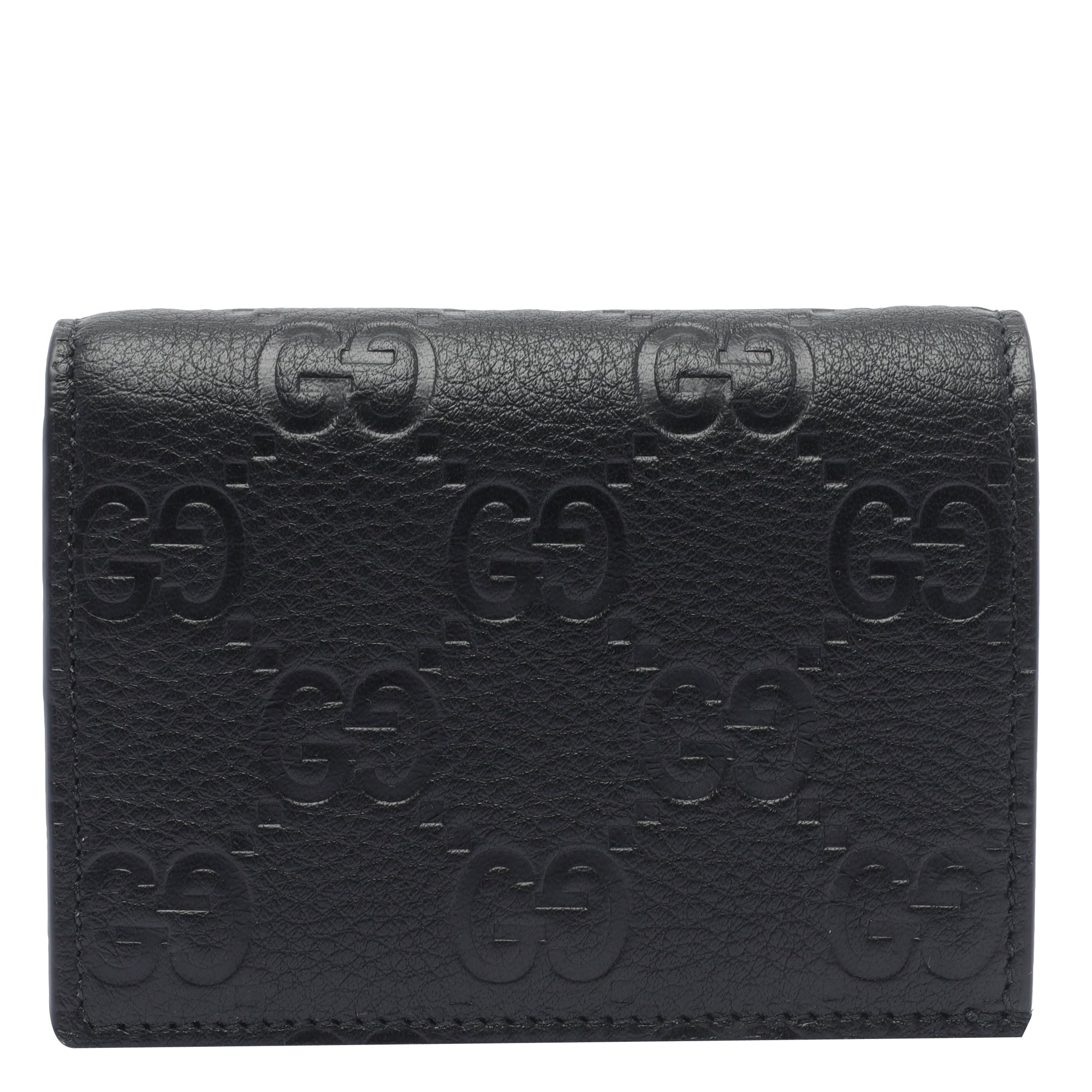 Gucci Wallets Black Calf Leather