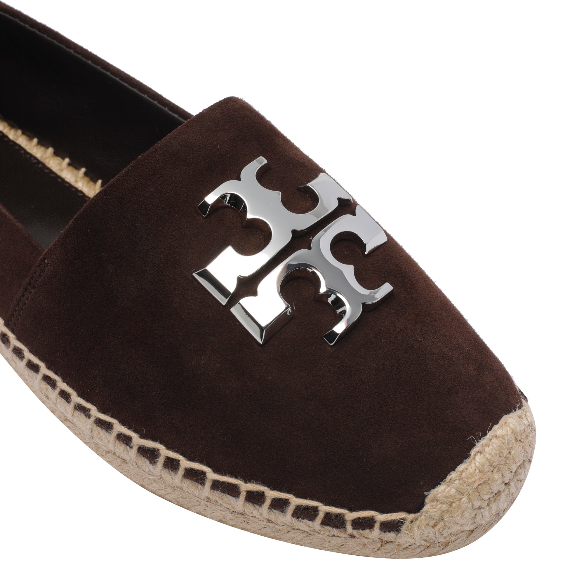 Tory Burch Flat Shoes Brown Suede Leather/rubber Sole