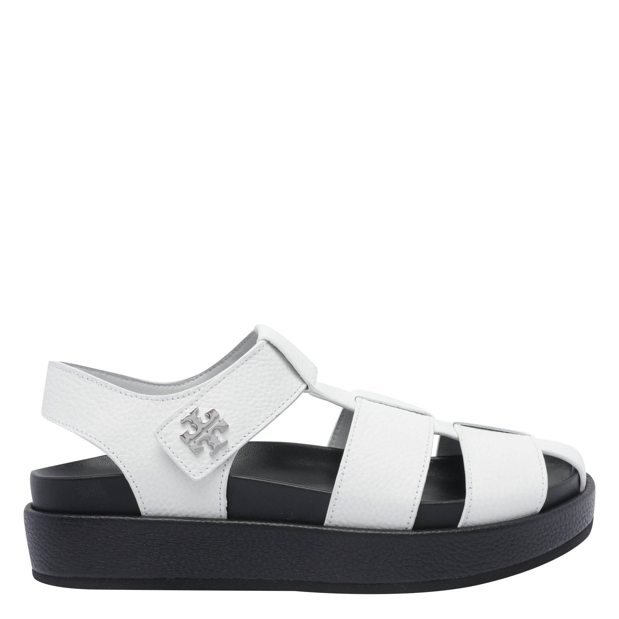 Tory Burch Sandals White Calf Leather/rubber Sole