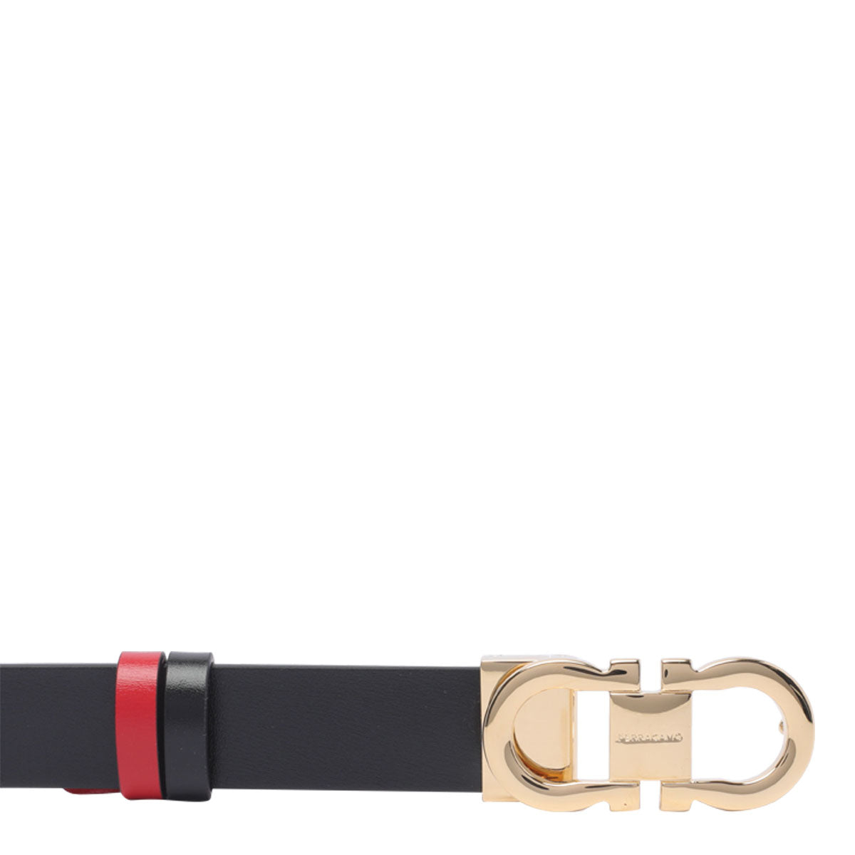 Ferragamo Belts Black Calf Leather