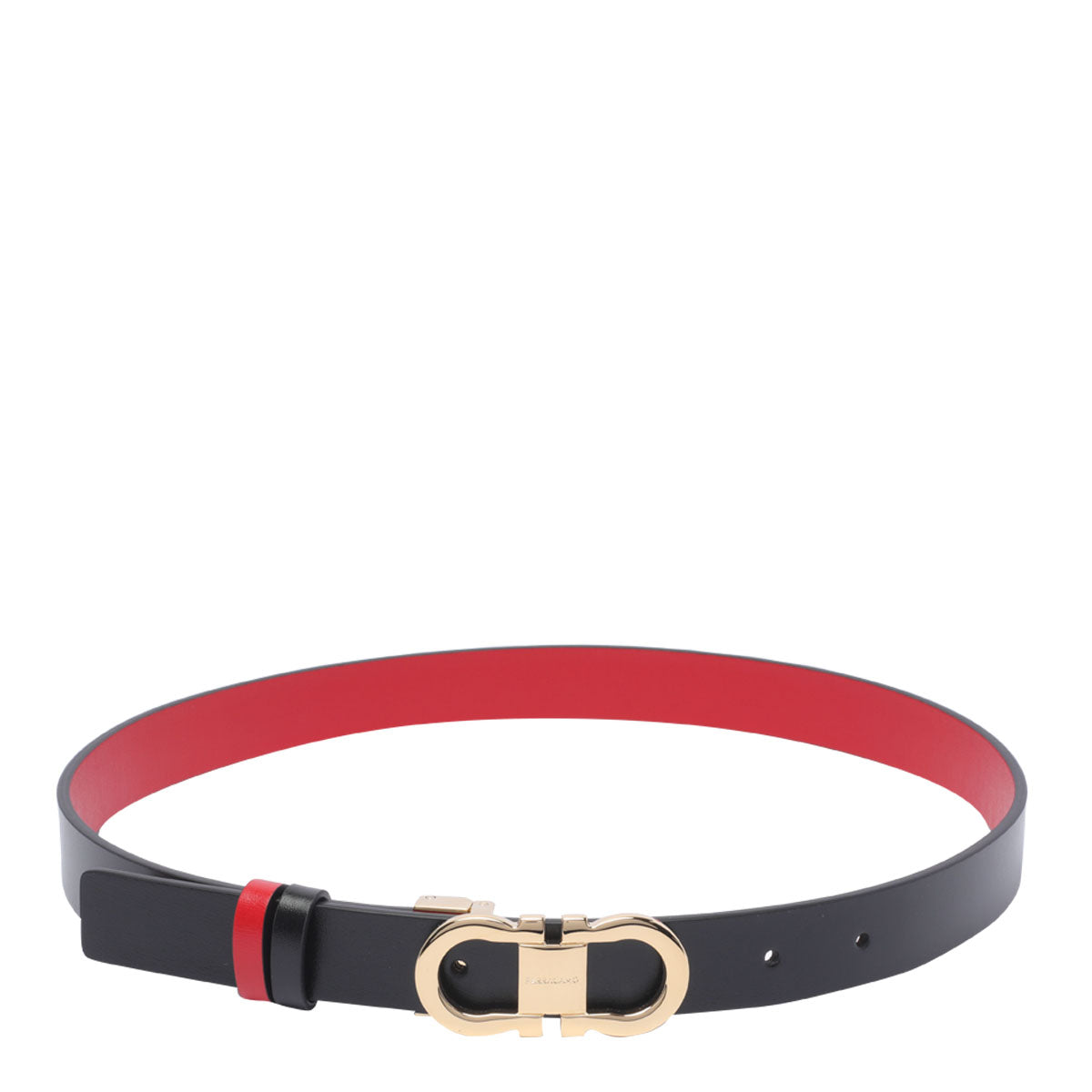 Ferragamo Belts Black Calf Leather