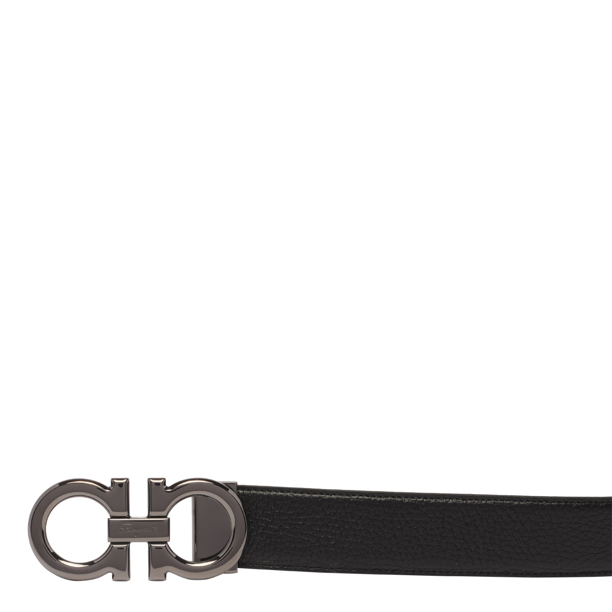 Ferragamo Belts Black Calf Leather