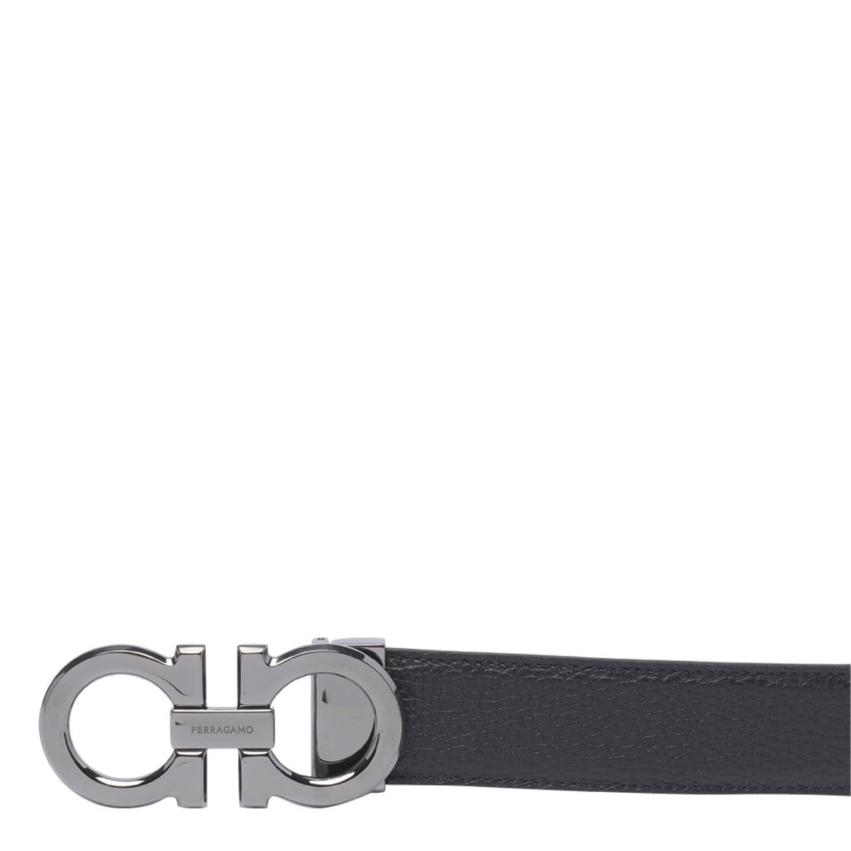 Ferragamo Belts Black Calf Leather