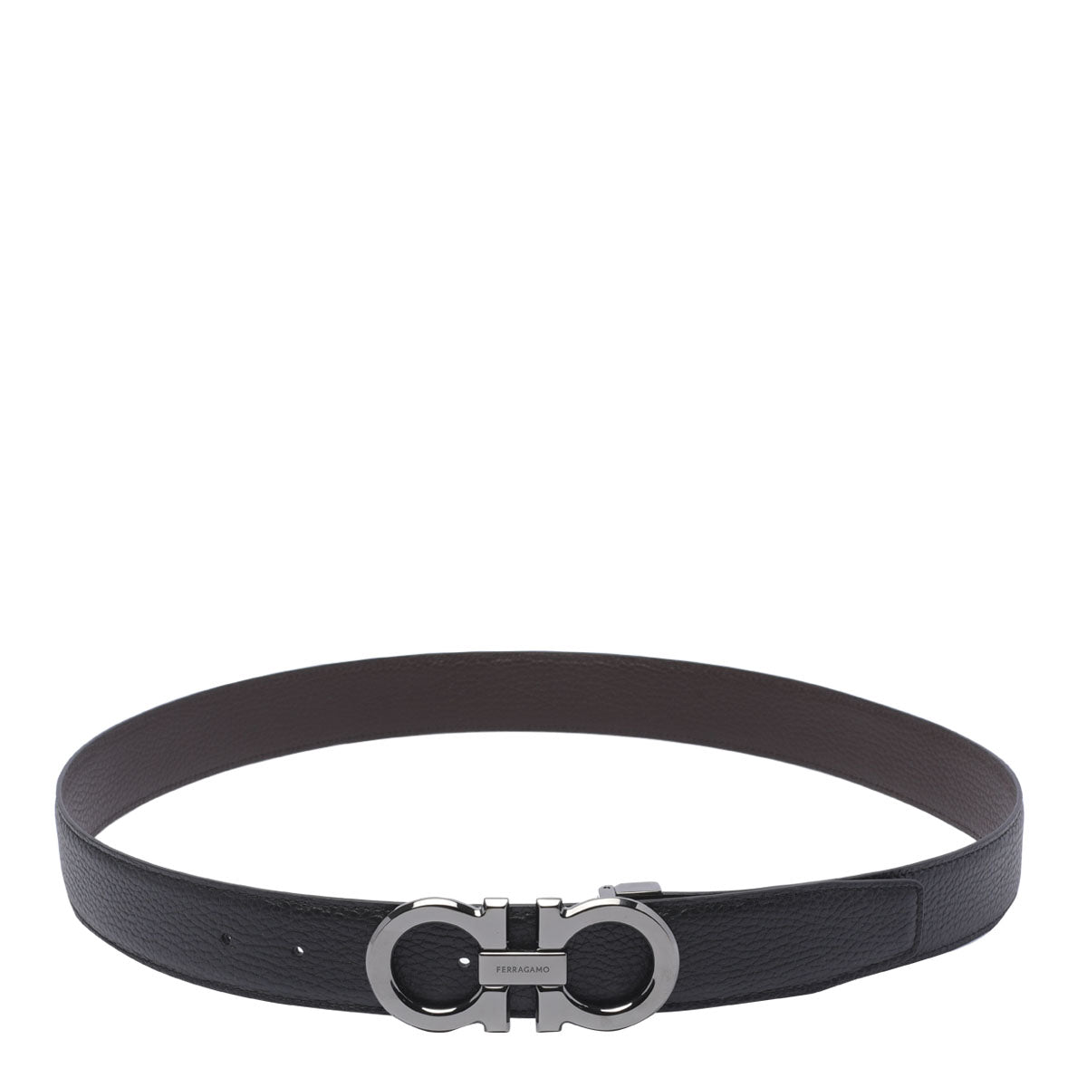 Ferragamo Belts Black Calf Leather
