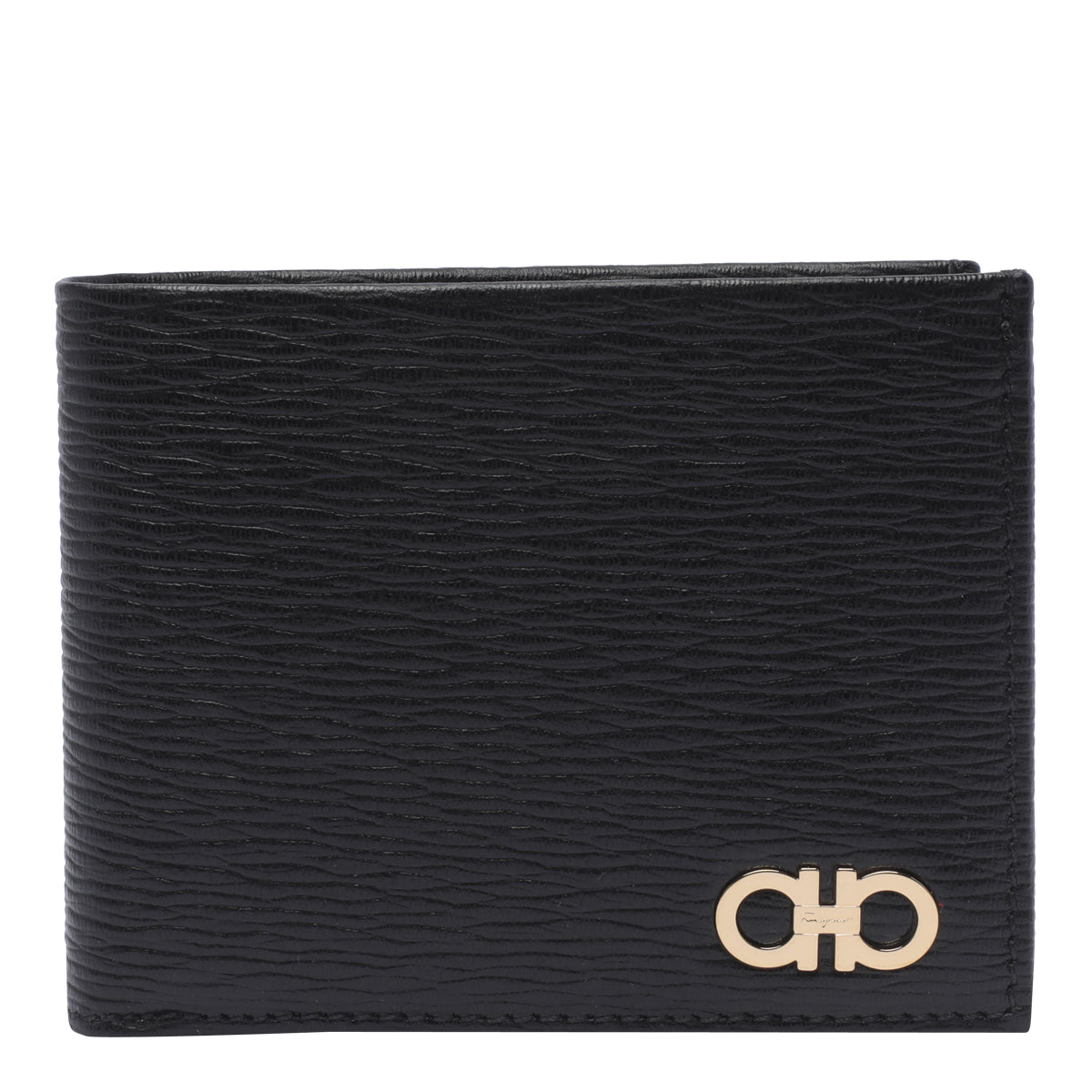 Ferragamo Wallets Black Calf Leather
