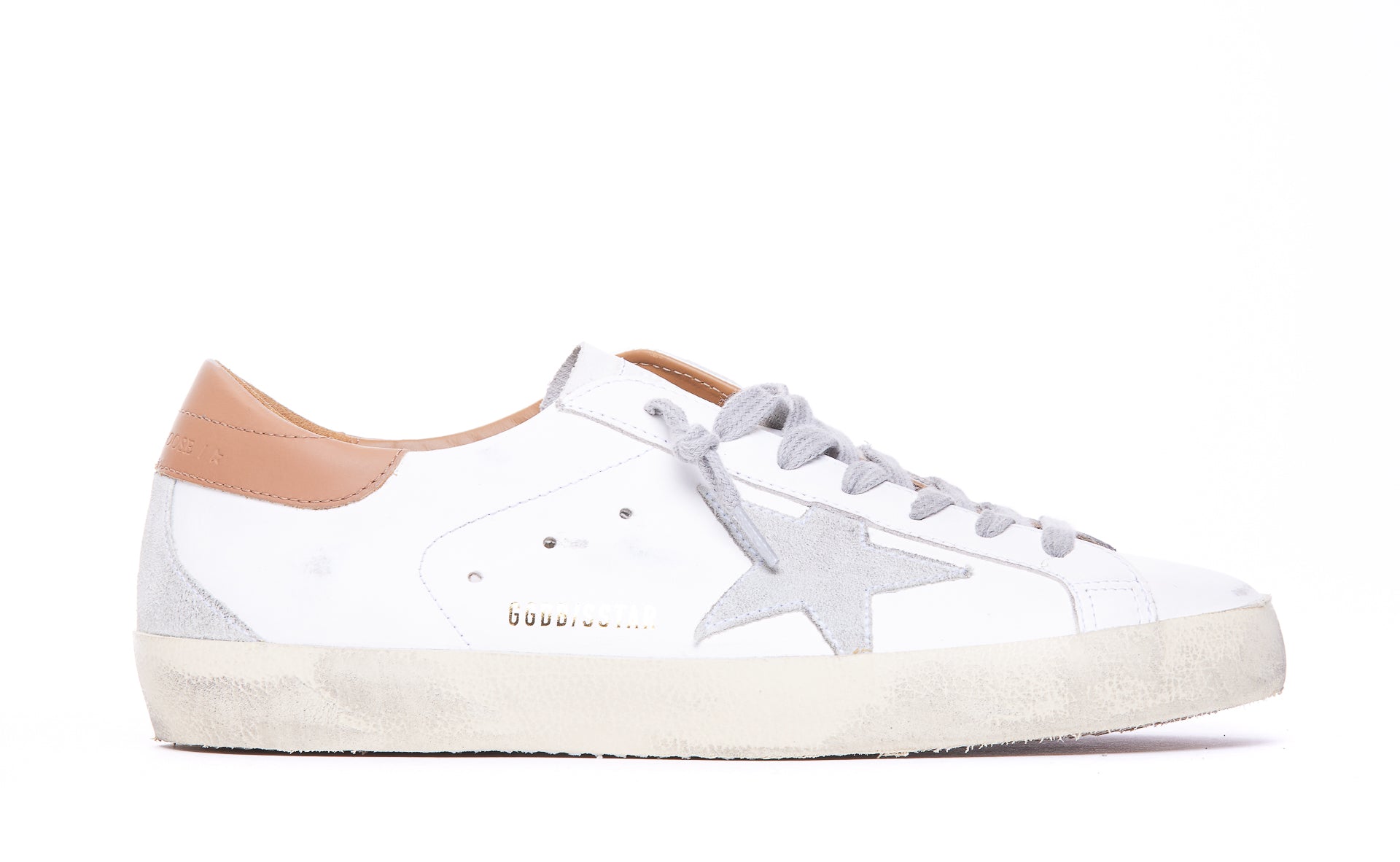 Golden Goose Sneakers White Calf Leather/rubber Sole