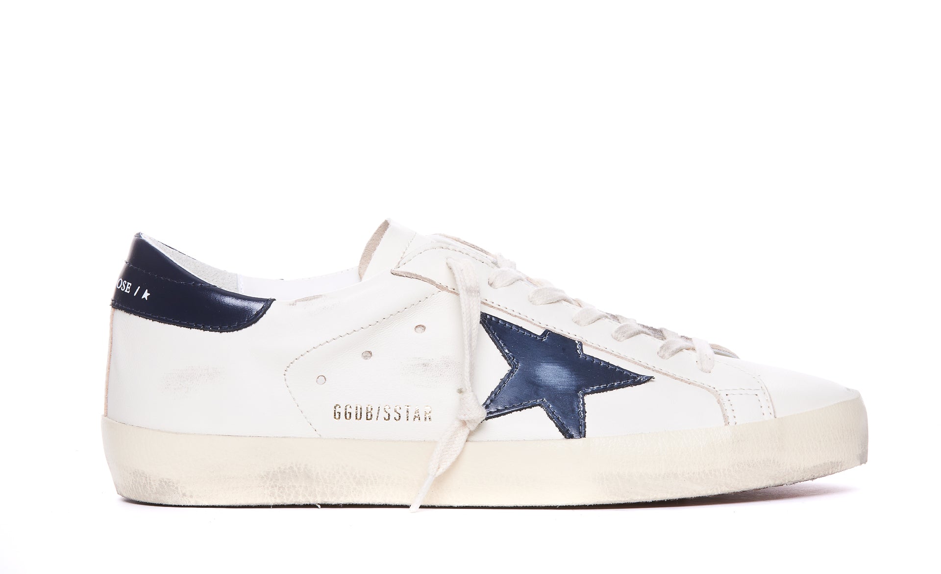 Golden Goose Sneakers White Calf Leather/rubber Sole