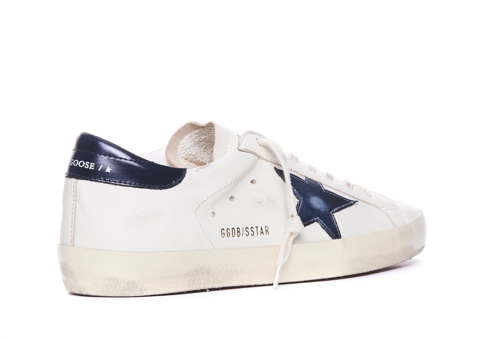 Golden Goose Sneakers White Calf Leather/rubber Sole