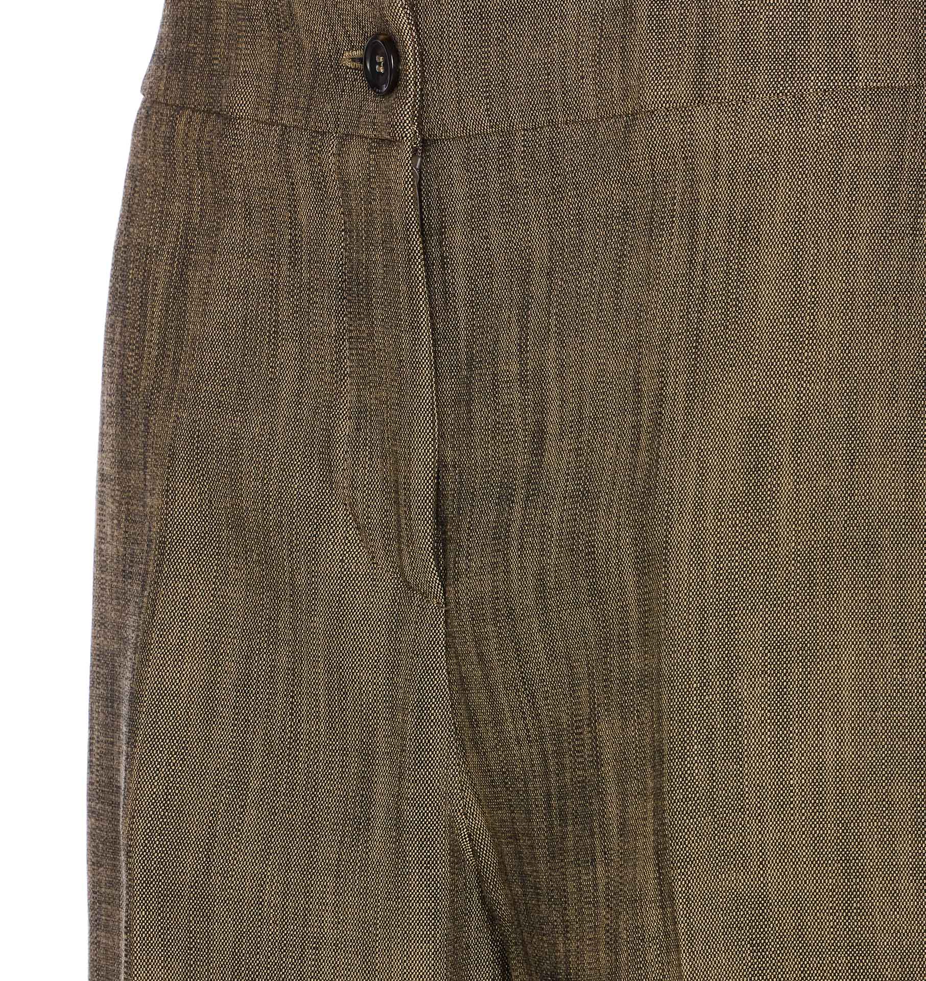 Pinko Trousers Brown Viscose